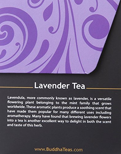 Buddha Teas Lavender Tea, 18 Count (Pack of 6), Organic, Bleach-Free Bags-Express Your Love Gifts