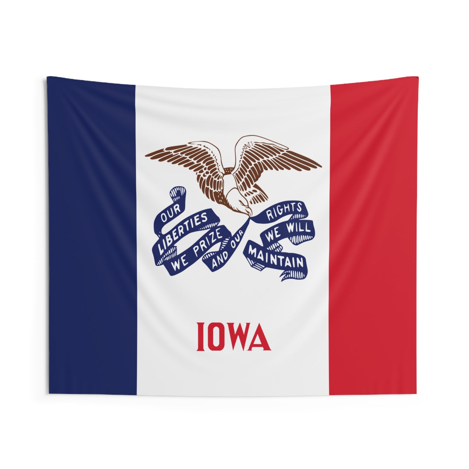 Iowa State Flag Wall Hanging Tapestry-Express Your Love Gifts