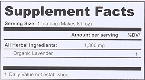 Buddha Teas Lavender Tea, 18 Count (Pack of 6), Organic, Bleach-Free Bags-Express Your Love Gifts