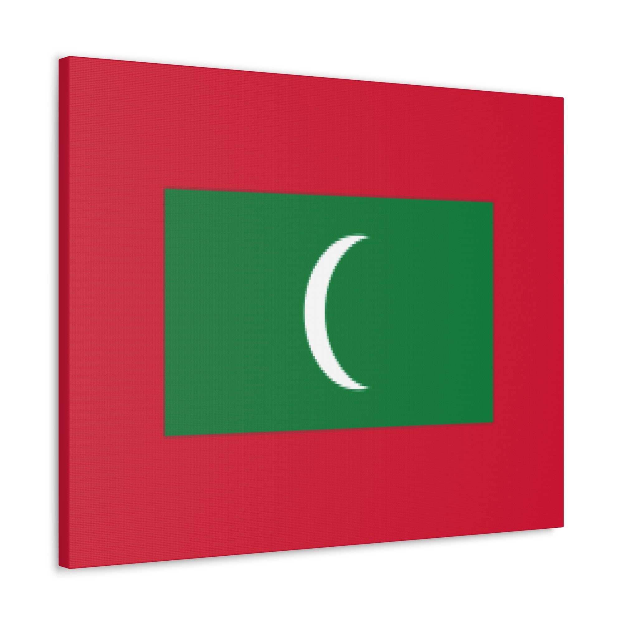 Maldives Country Flag Canvas Vibrant Wall Art Unframed Home Decor-Express Your Love Gifts