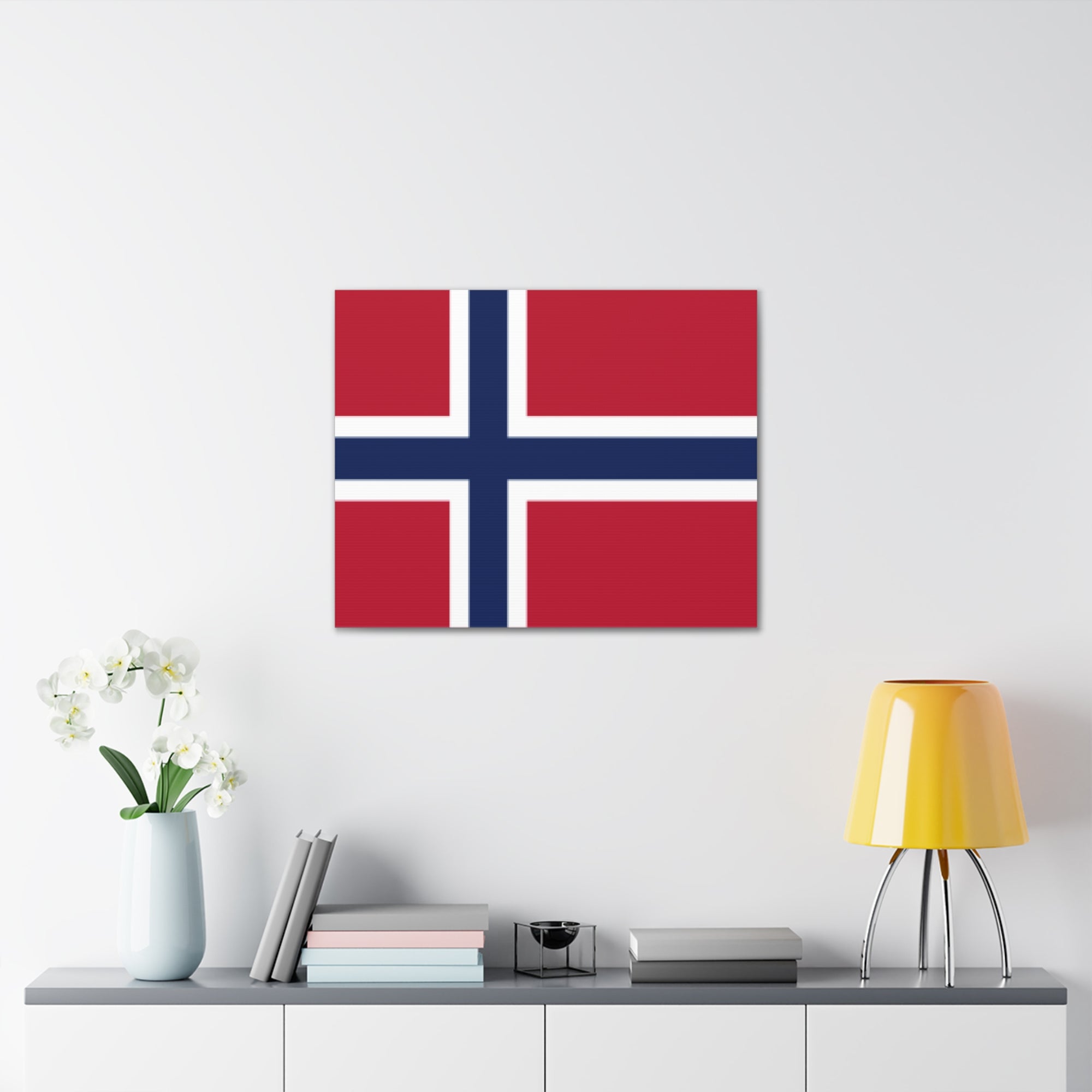 Bouvet Island Country Flag Canvas Vibrant Wall Art Unframed Home Decor-Express Your Love Gifts