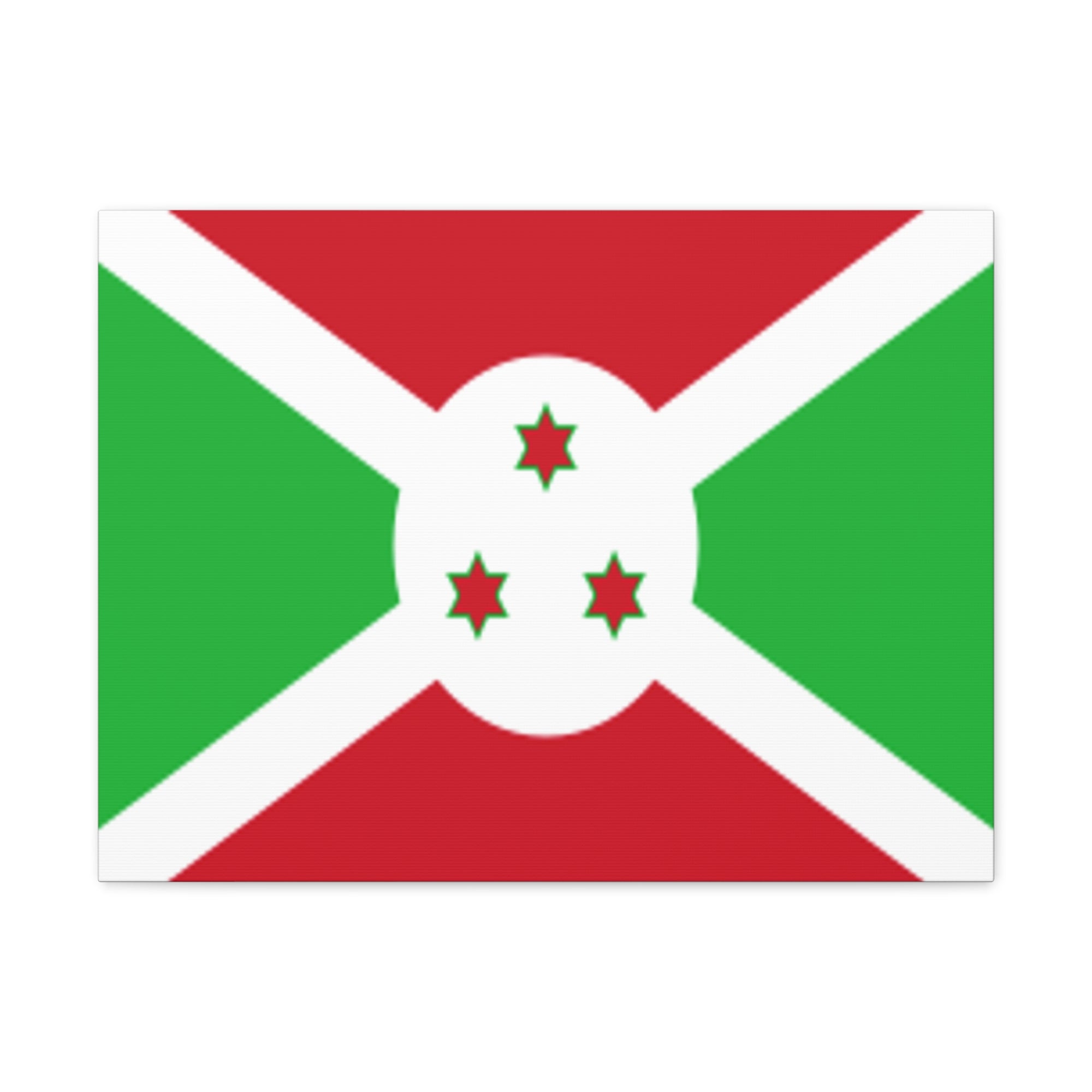 Burundi Country Flag Canvas Vibrant Wall Art Unframed Home Decor-Express Your Love Gifts