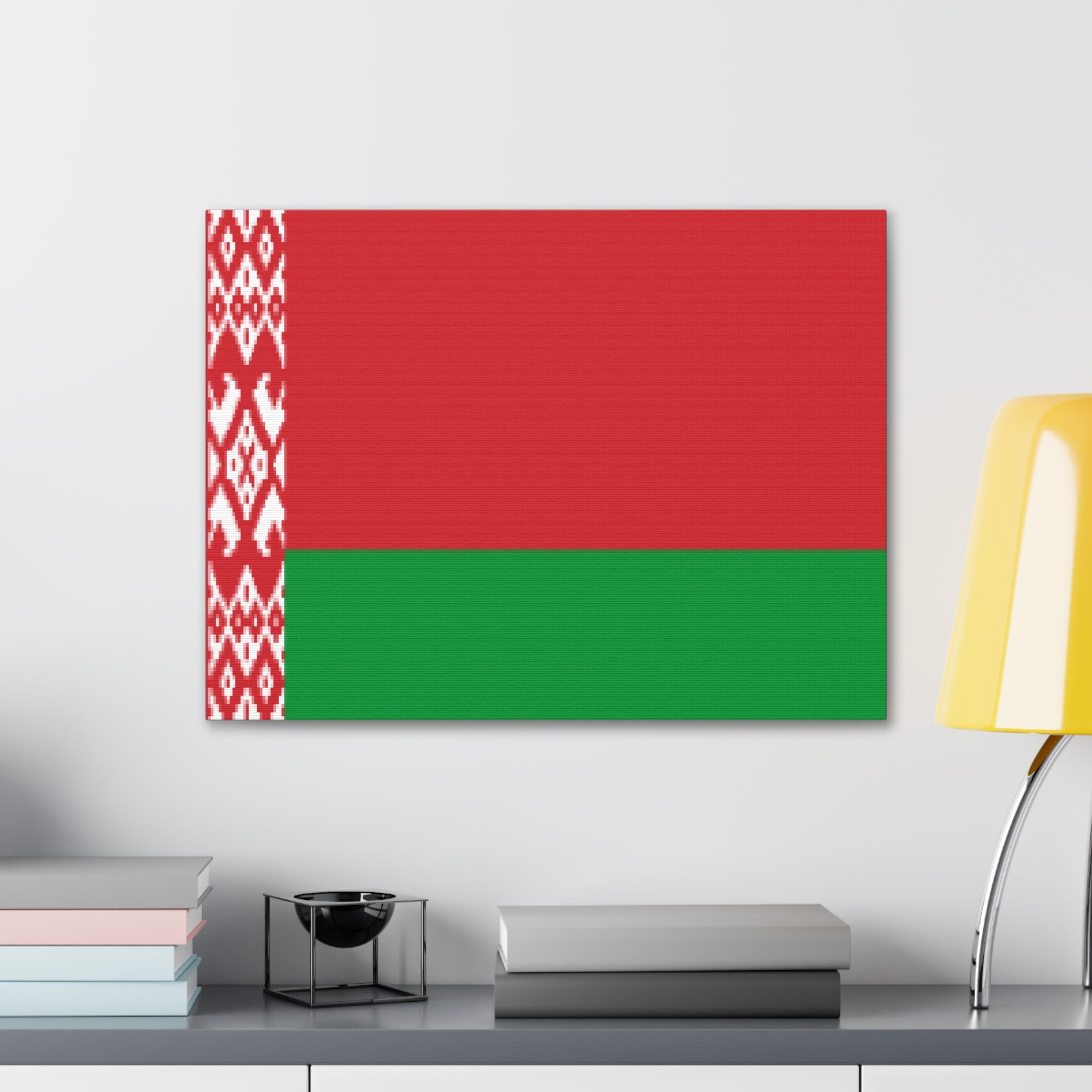 Belarus Country Flag Canvas Vibrant Wall Art Unframed Home Decor-Express Your Love Gifts