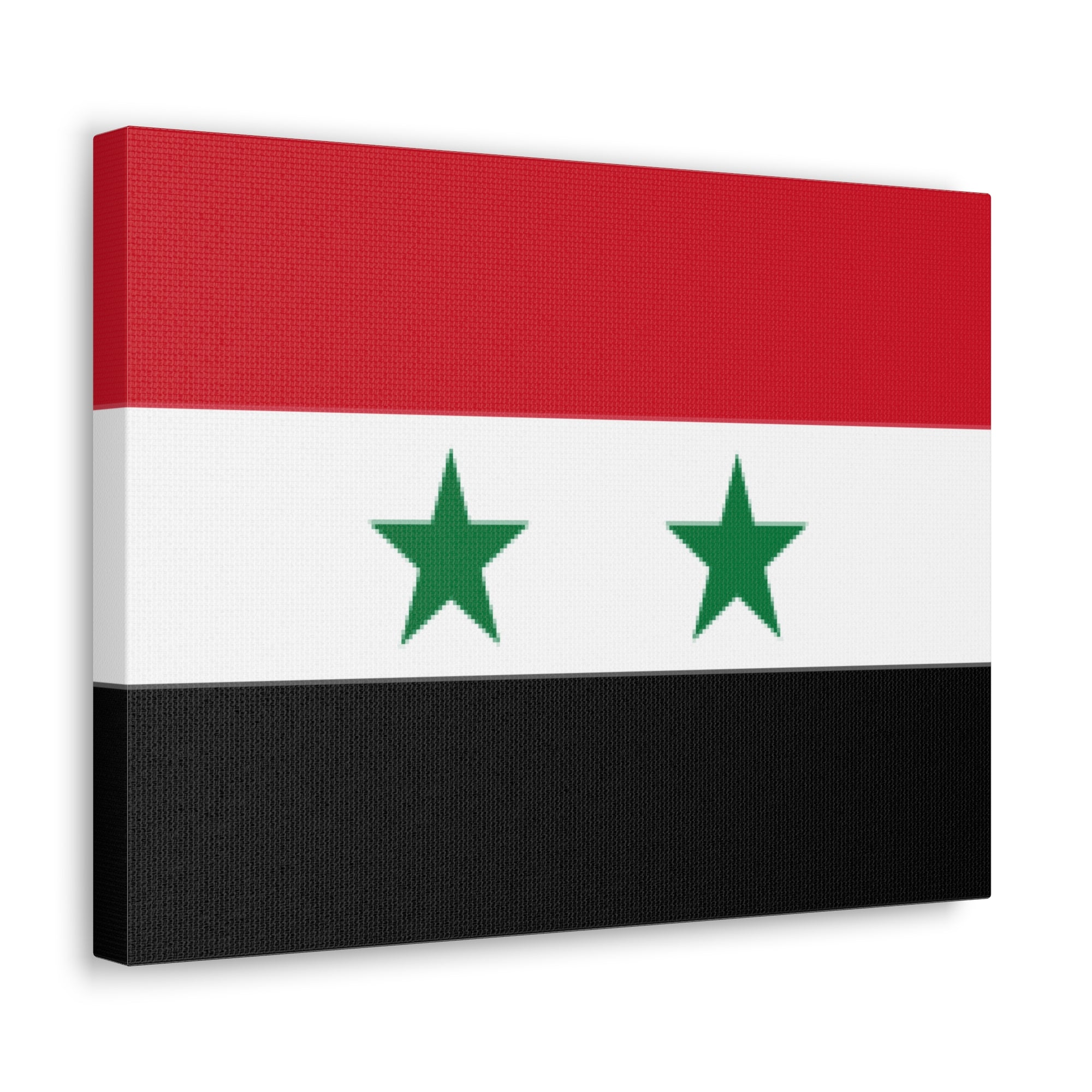 Syria Country Flag Canvas Vibrant Wall Art Unframed Home Decor-Express Your Love Gifts