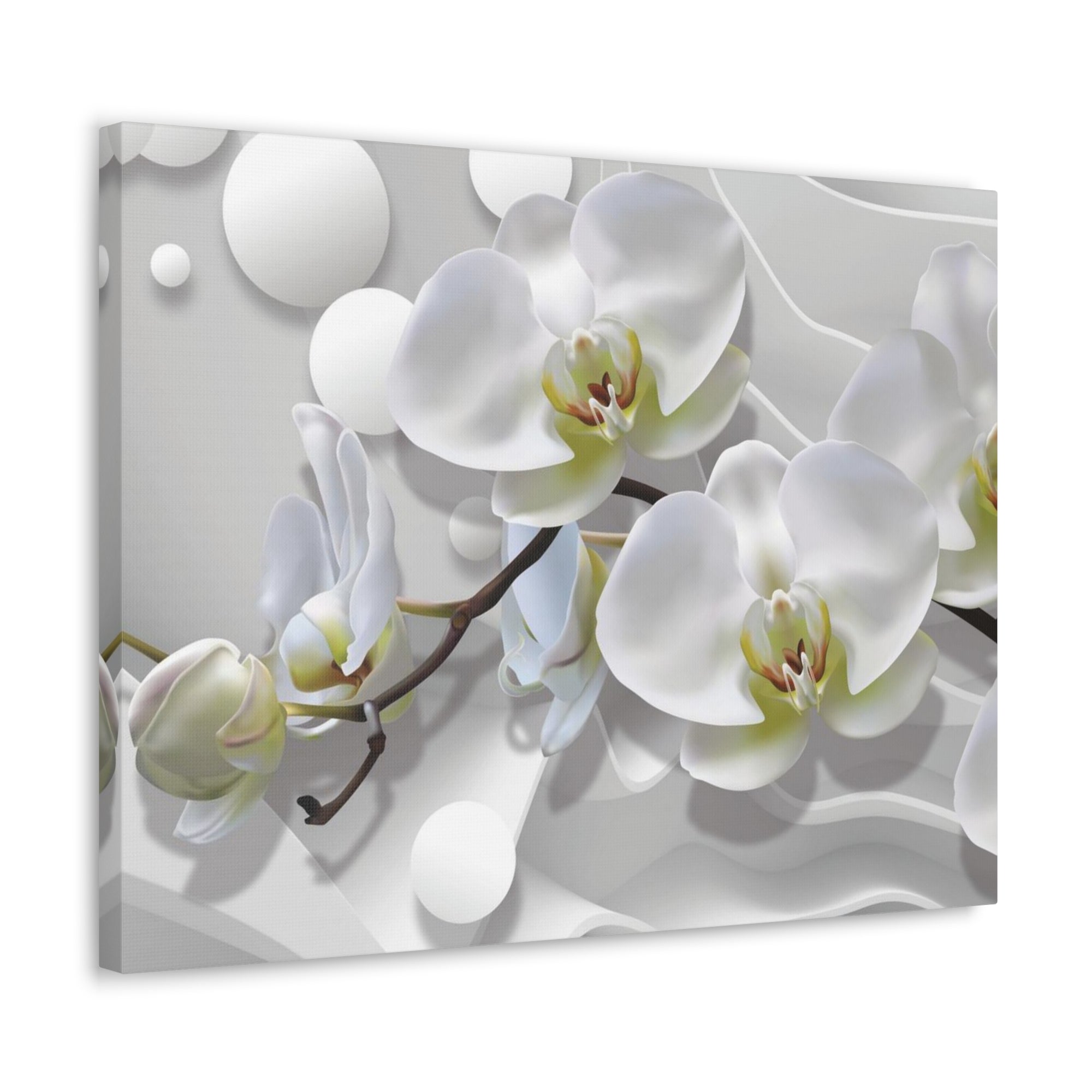 Bouquet of Orchids Flower Canvas Wall Art for Home Decor Ready-to-Hang-Express Your Love Gifts