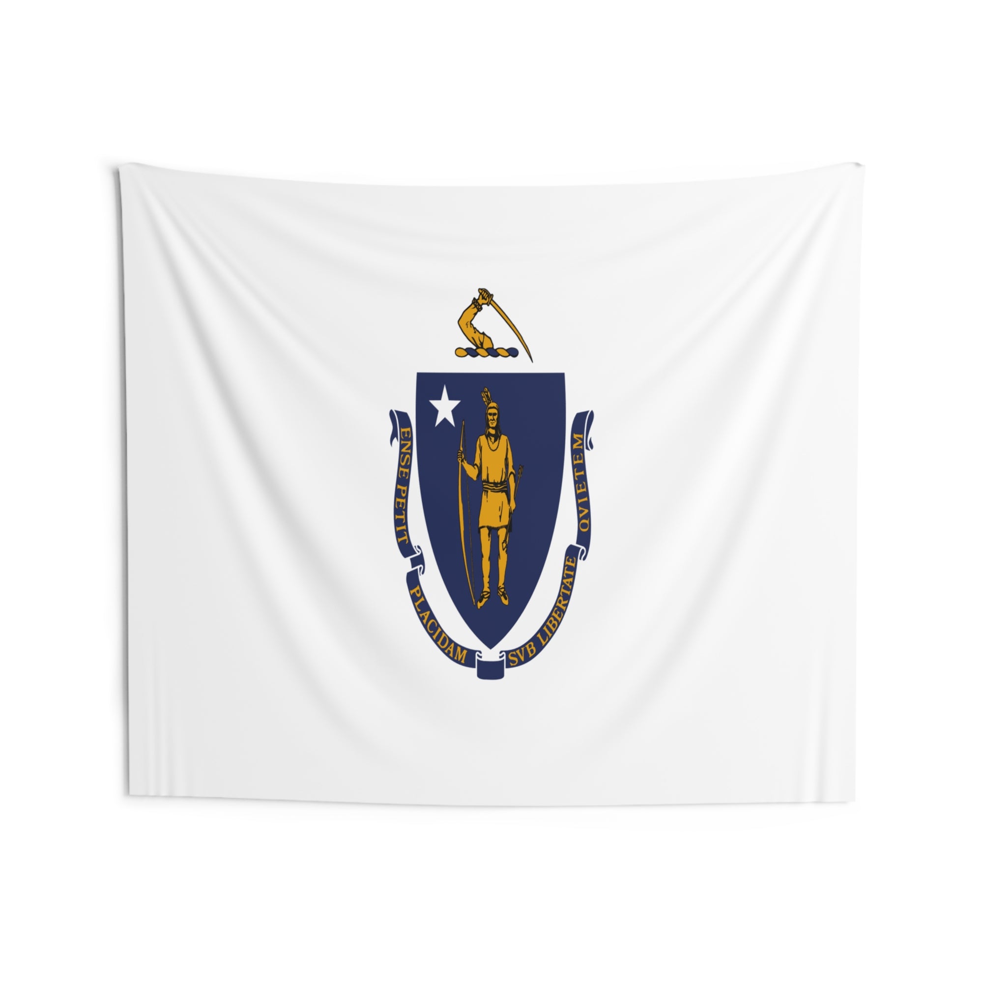 Massachusetts State Flag Wall Hanging Tapestry-Express Your Love Gifts