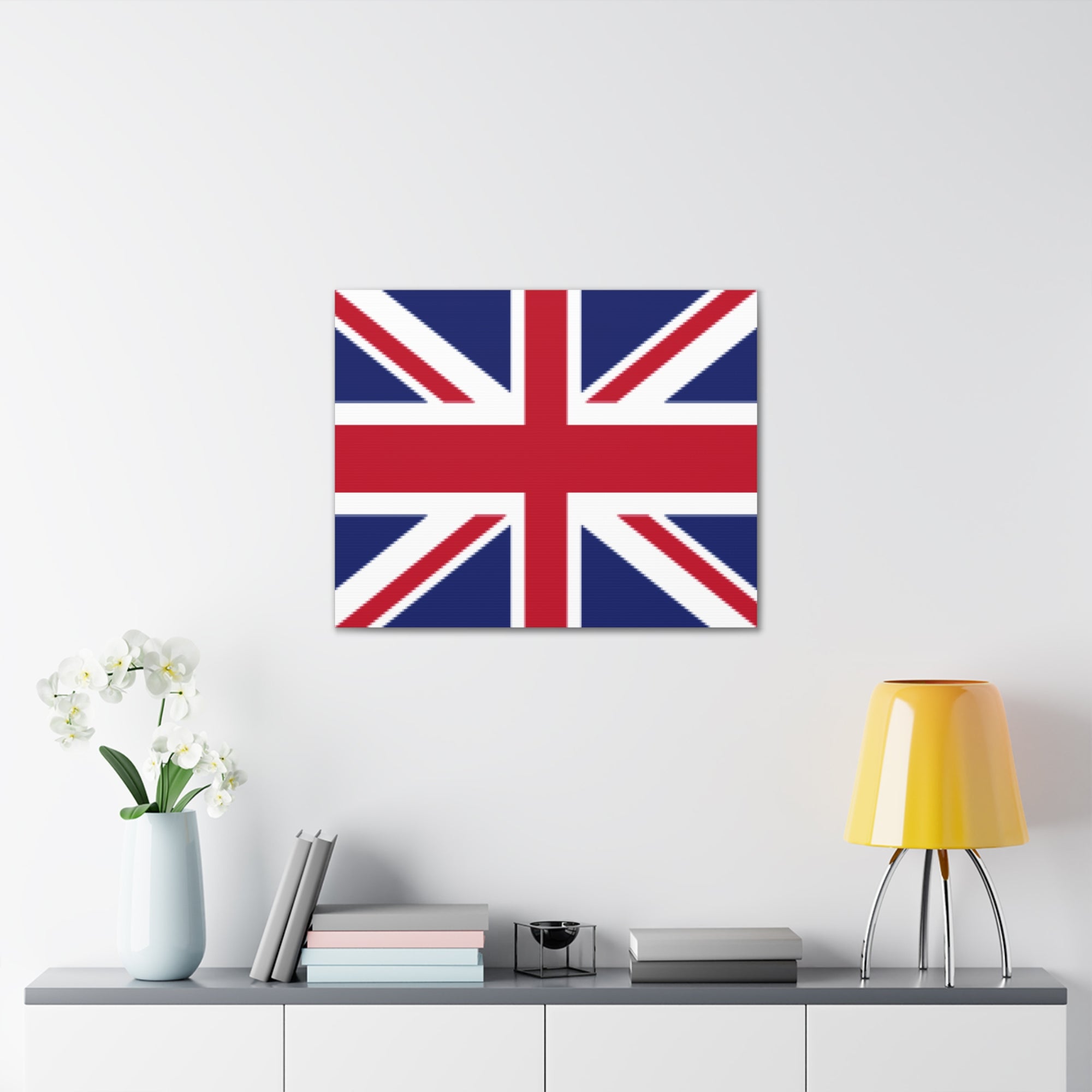 United Kingdom Country Flag Canvas Vibrant Wall Art Unframed Home Decor-Express Your Love Gifts