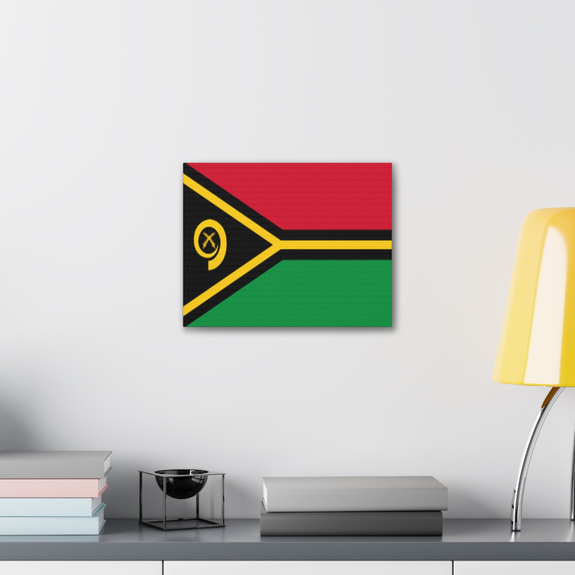 Vanuatu Country Flag Canvas Vibrant Wall Art Unframed Home Decor-Express Your Love Gifts