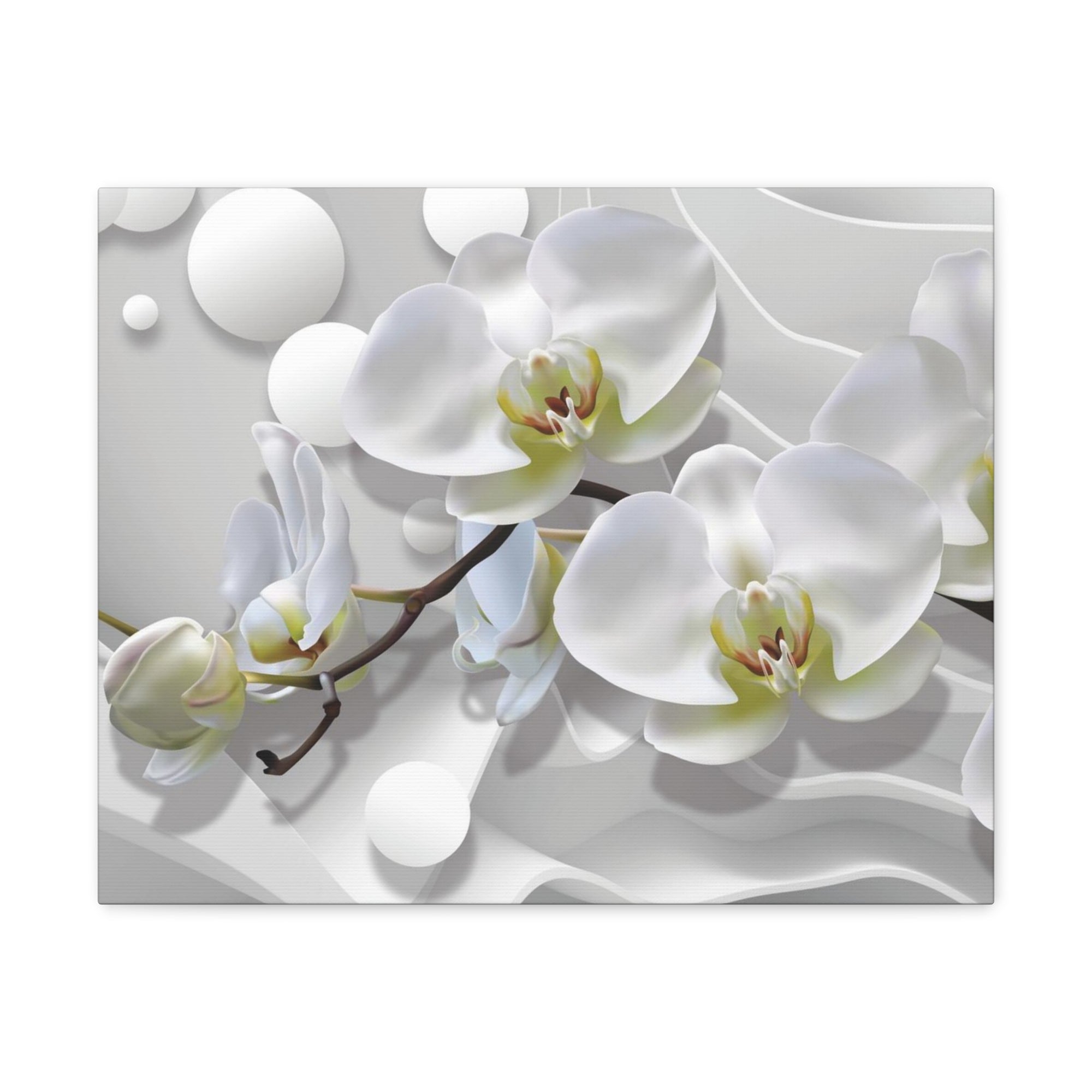 Bouquet of Orchids Flower Canvas Wall Art for Home Decor Ready-to-Hang-Express Your Love Gifts