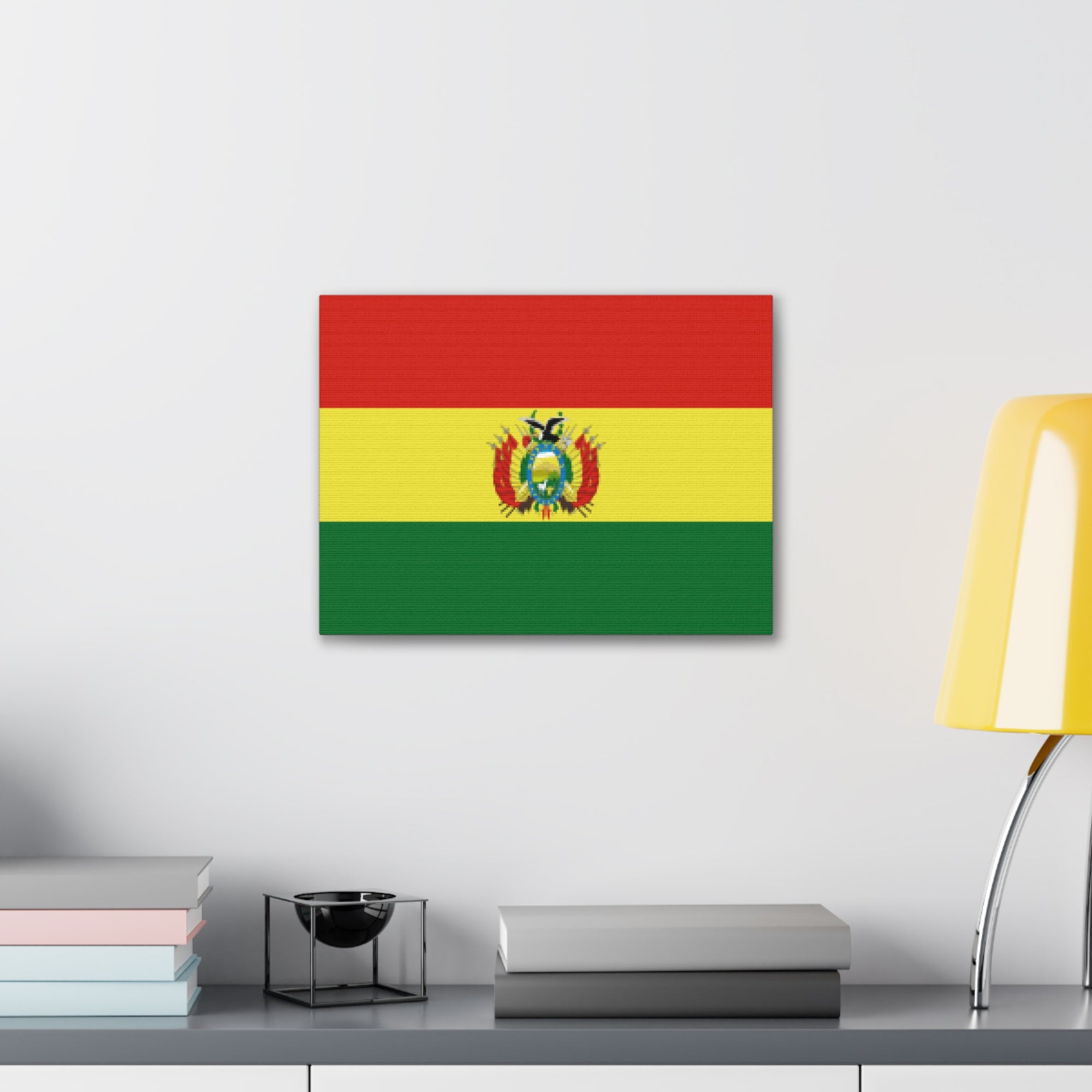 Bolivia Country Flag Canvas Vibrant Wall Art Unframed Home Decor-Express Your Love Gifts