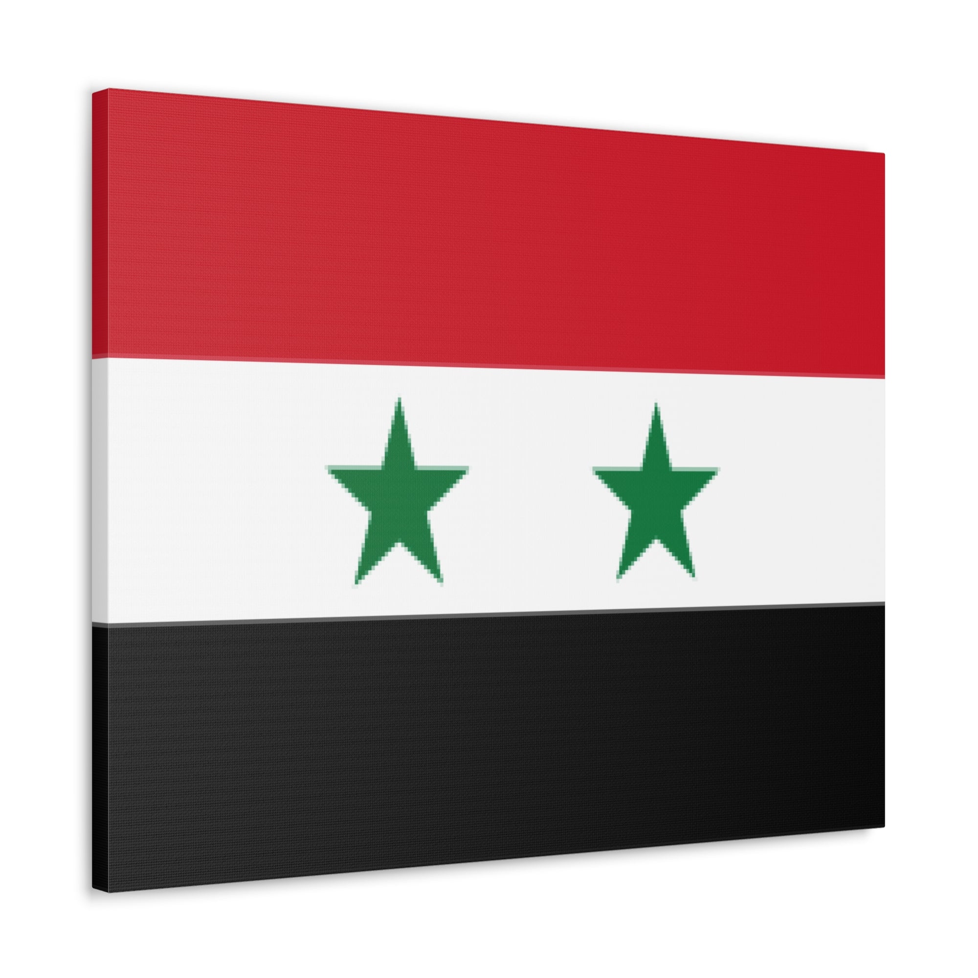 Syria Country Flag Canvas Vibrant Wall Art Unframed Home Decor-Express Your Love Gifts