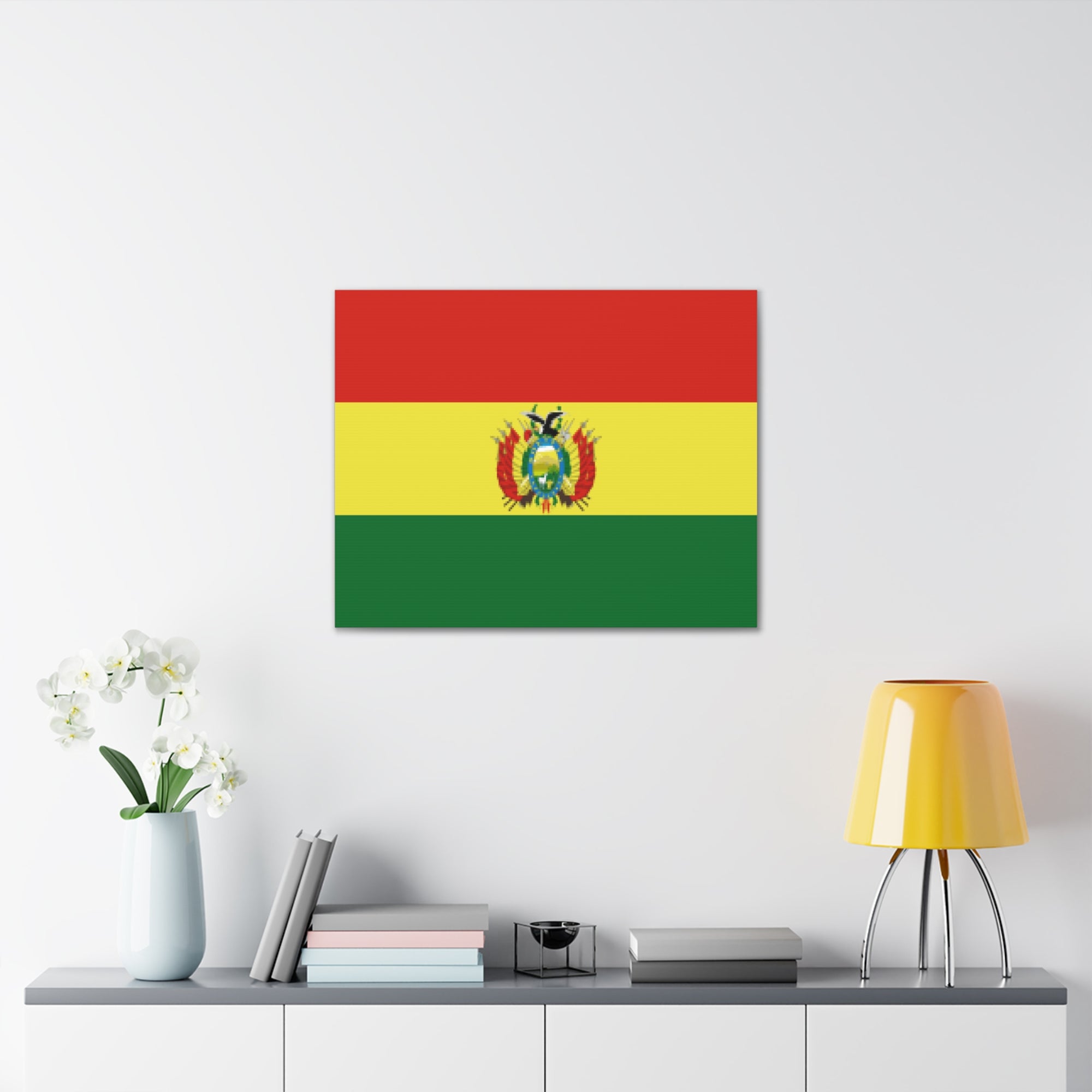 Bolivia Country Flag Canvas Vibrant Wall Art Unframed Home Decor-Express Your Love Gifts