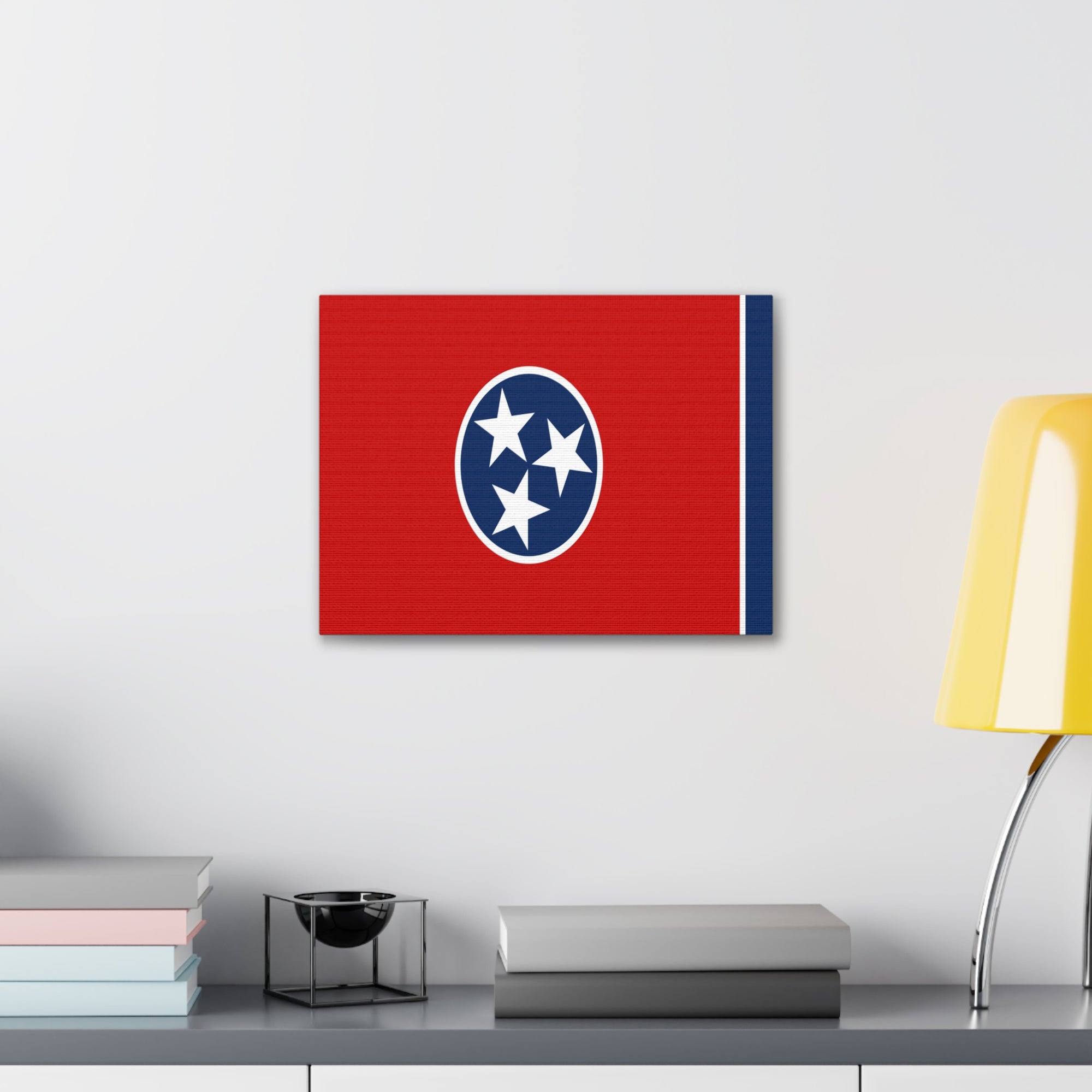 Tennessee Stage Flag Canvas Vibrant Wall Art Unframed Home Decor-Express Your Love Gifts