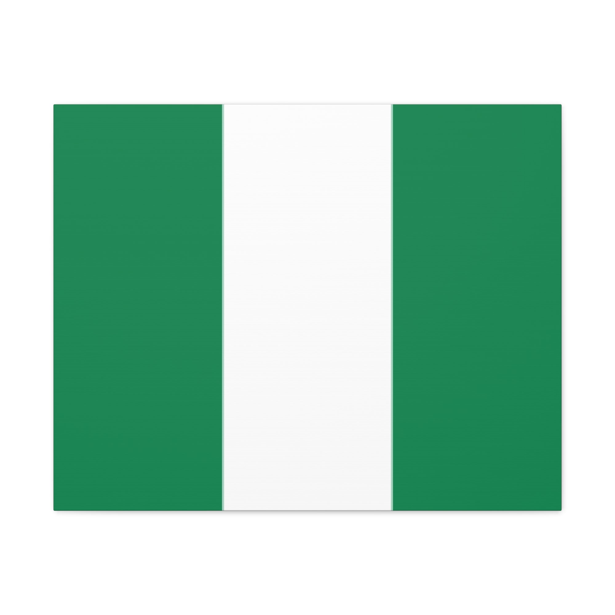 Nigeria Country Flag Canvas Vibrant Wall Art Unframed Home Decor-Express Your Love Gifts