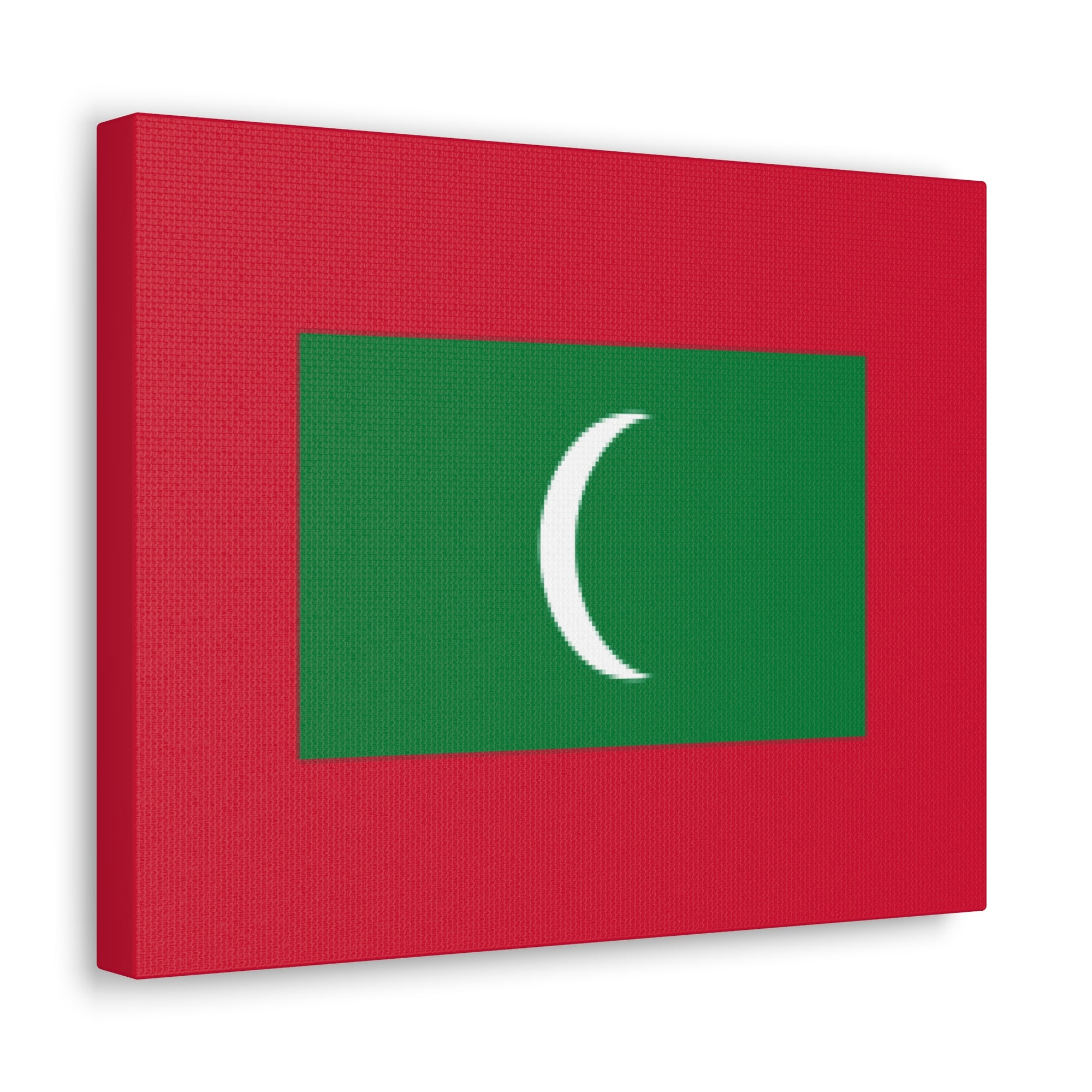 Maldives Country Flag Canvas Vibrant Wall Art Unframed Home Decor-Express Your Love Gifts