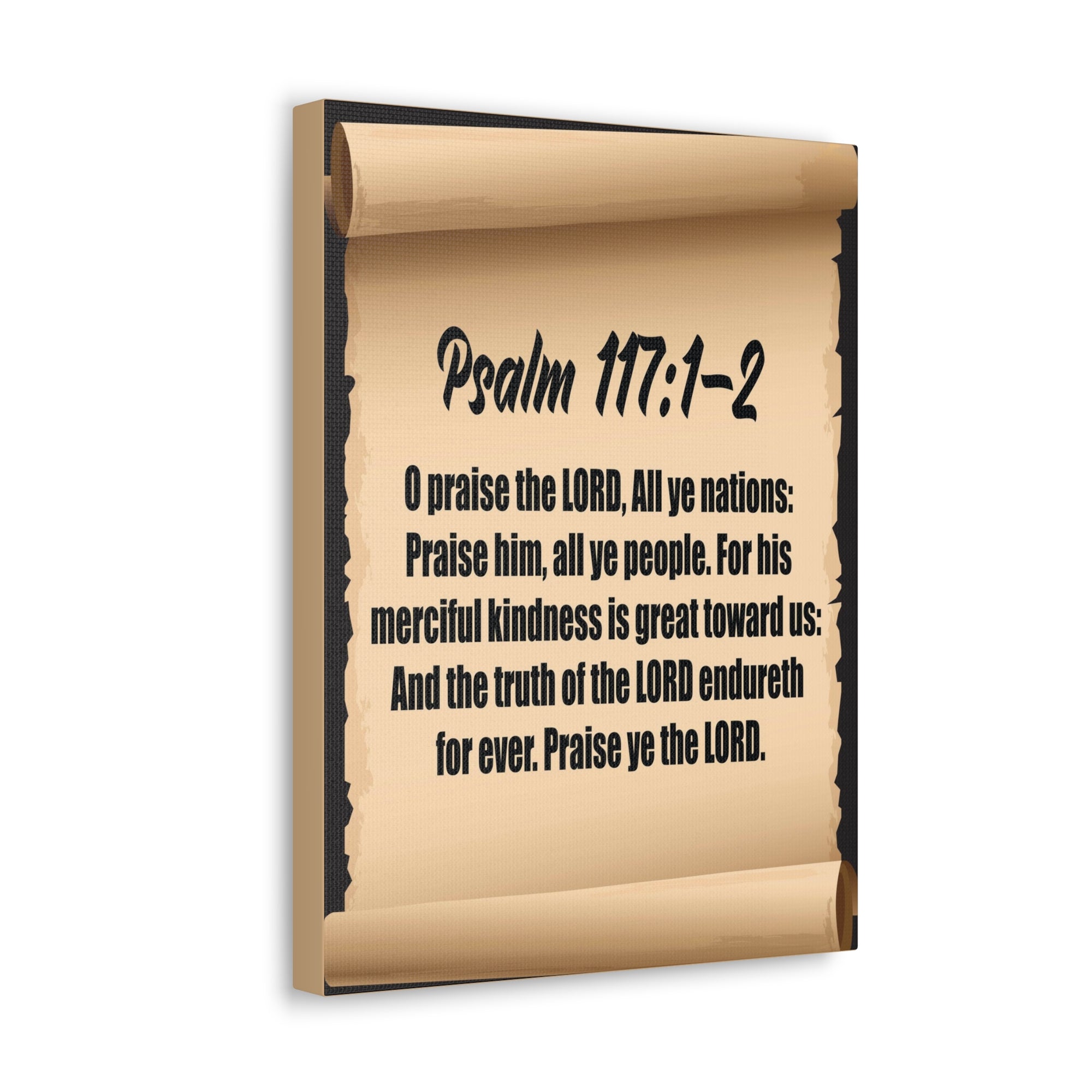 Scripture Walls O praise the Lord Psalm 117:2 Christian Wall Art Bible Verse Print Ready to Hang-Express Your Love Gifts