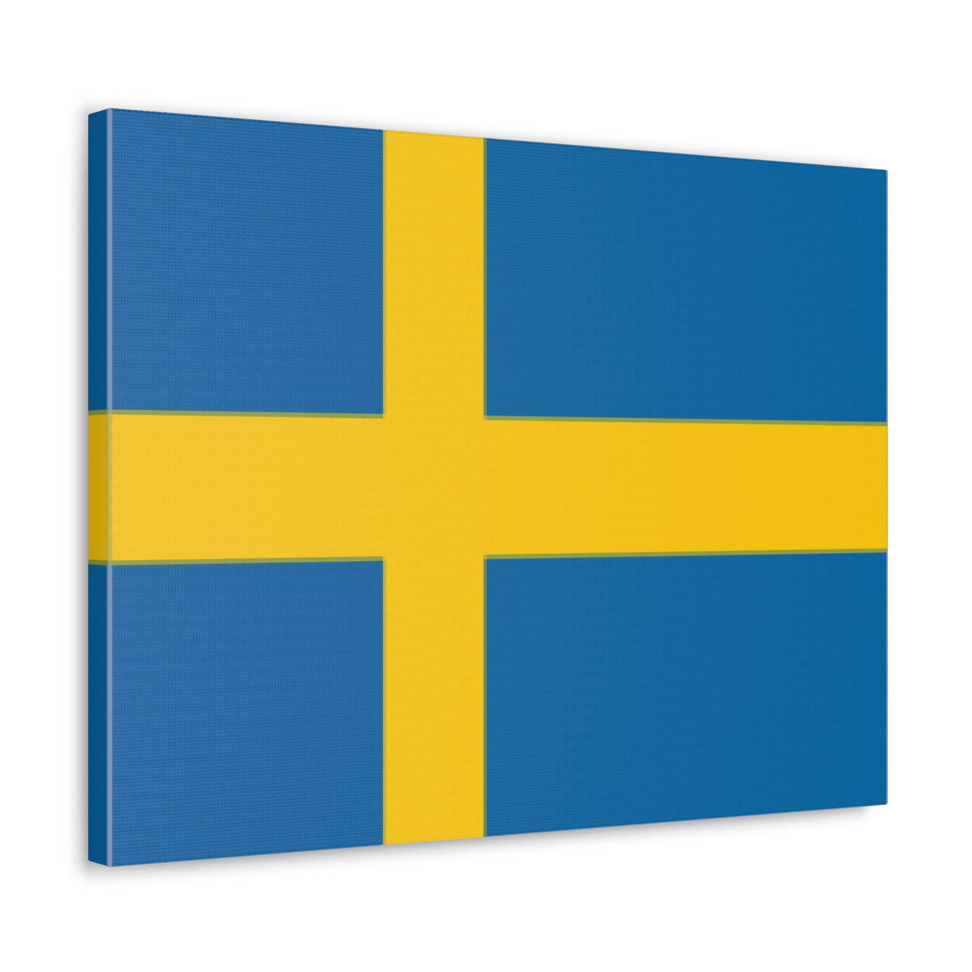 Sweden Country Flag Canvas Vibrant Wall Art Unframed Home Decor-Express Your Love Gifts