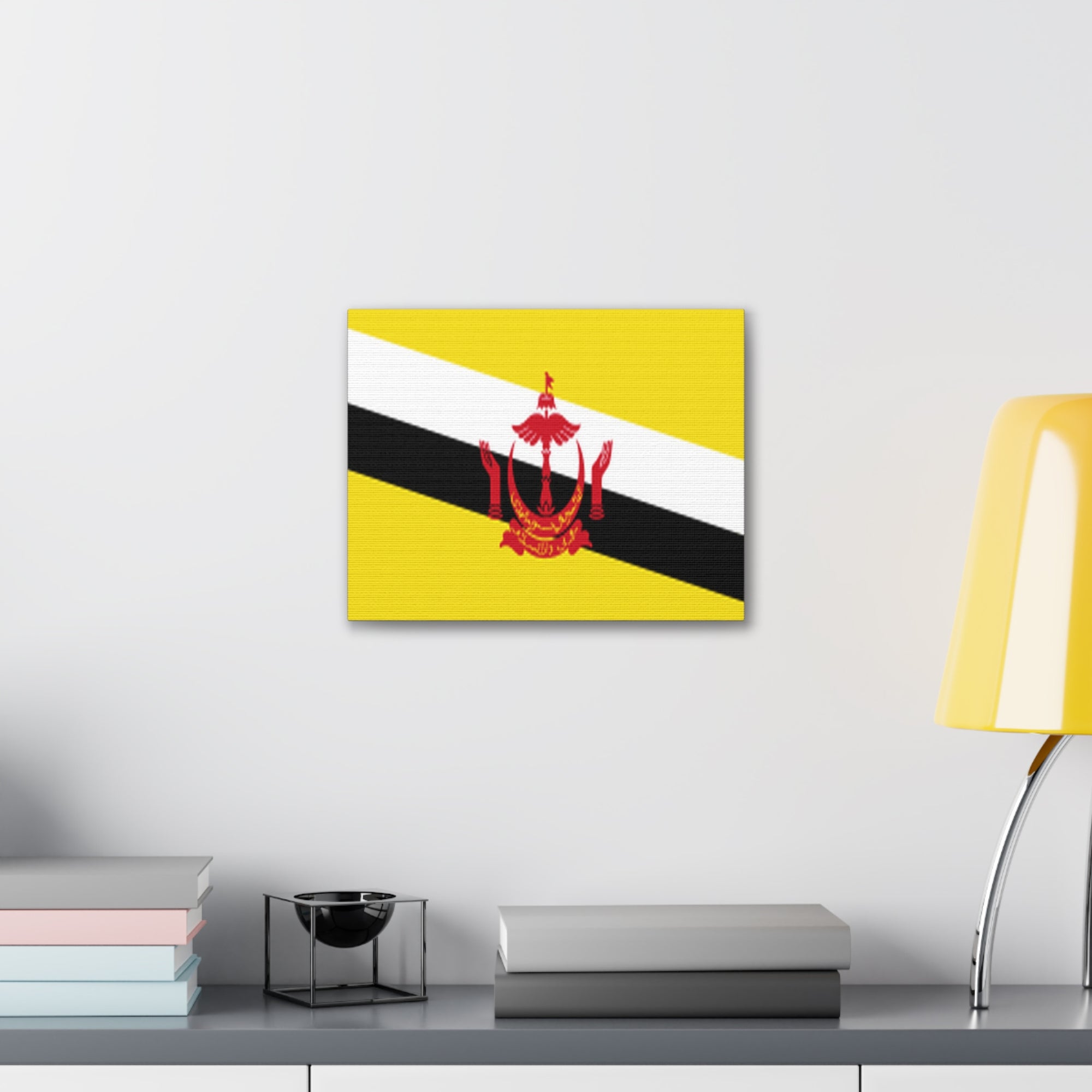 Brunei Country Flag Canvas Vibrant Wall Art Unframed Home Decor-Express Your Love Gifts