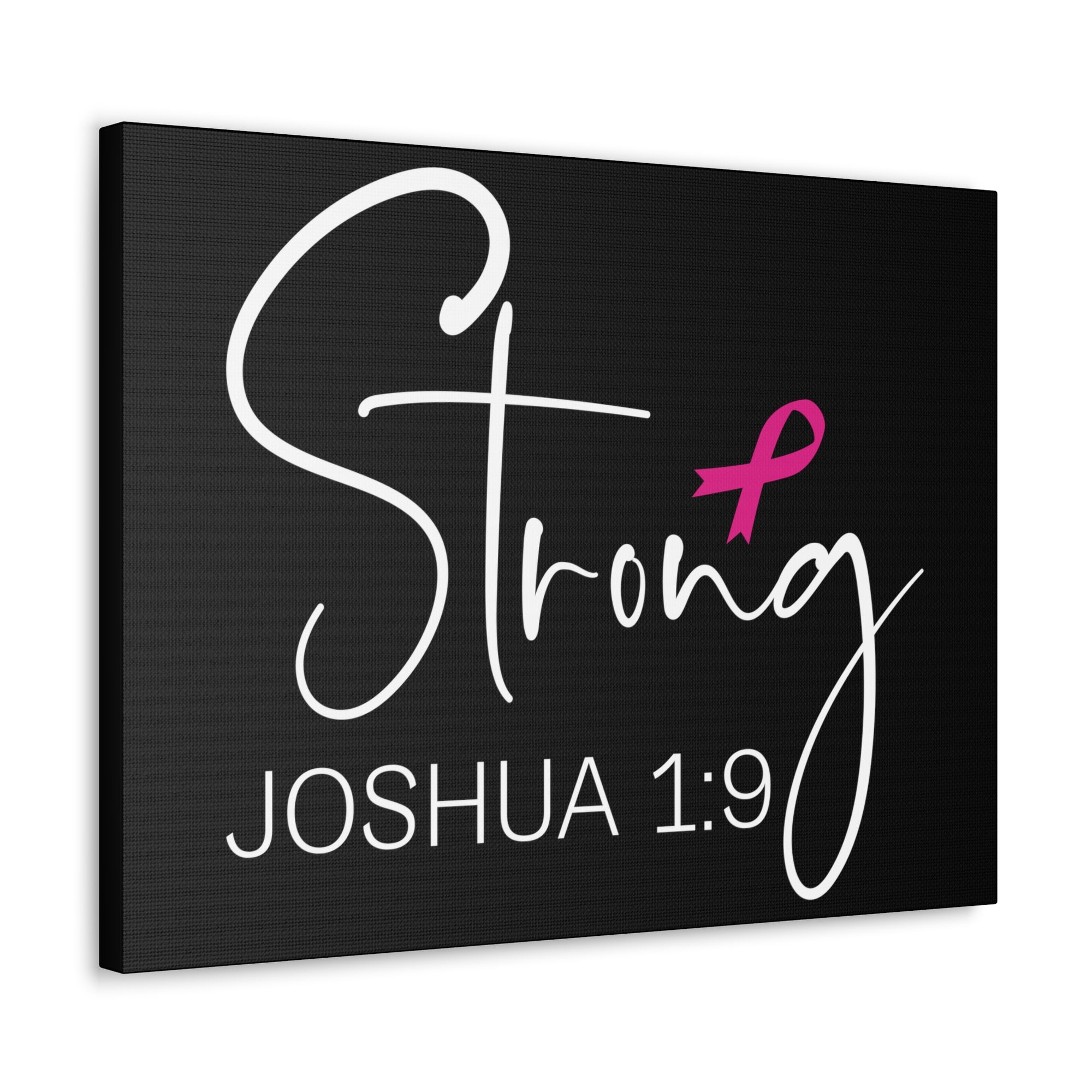 Scripture Walls Joshua 1:9 Strong Bible Verse Canvas Christian Wall Art Ready to Hang Unframed-Express Your Love Gifts