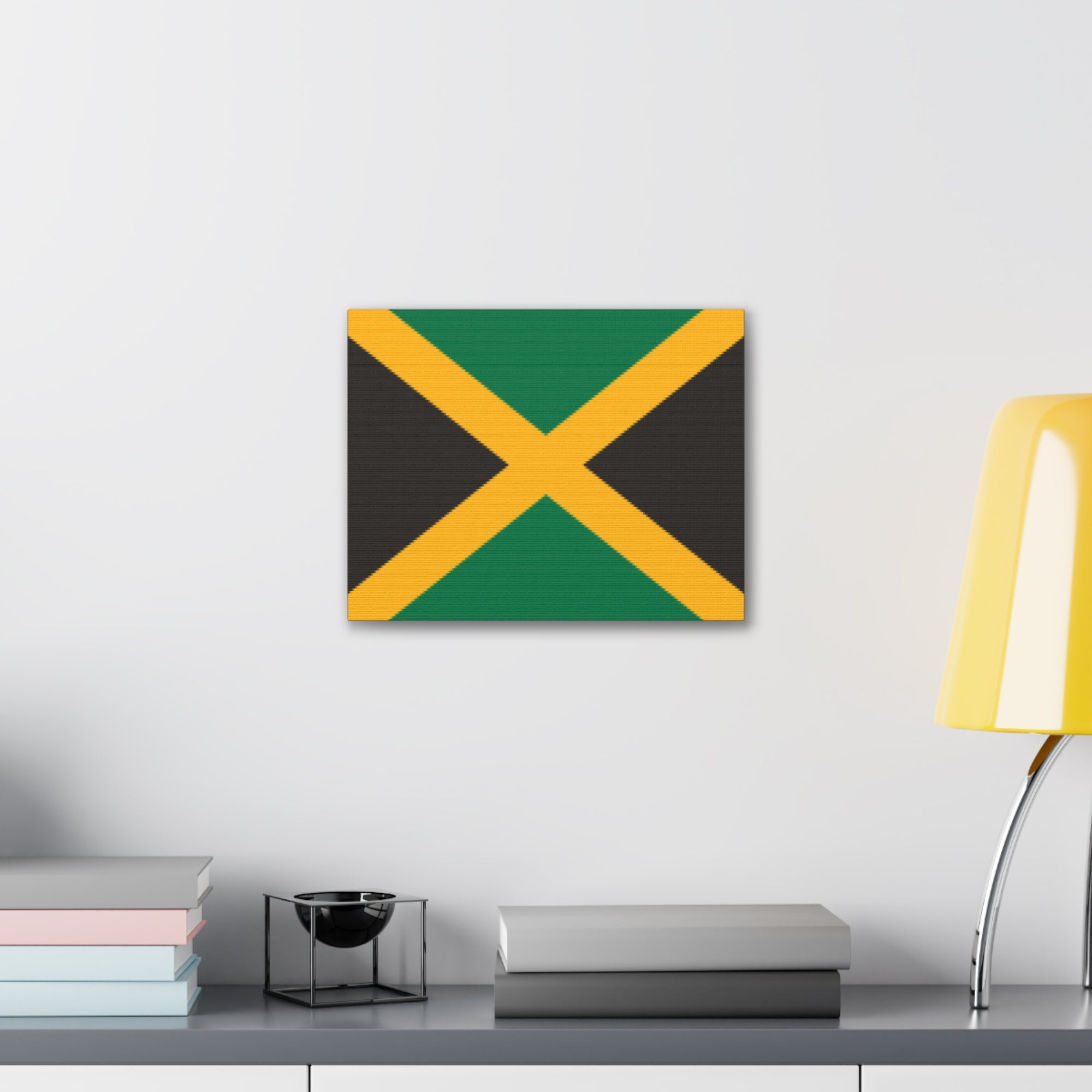 Jamaica Country Flag Canvas Vibrant Wall Art Unframed Home Decor-Express Your Love Gifts