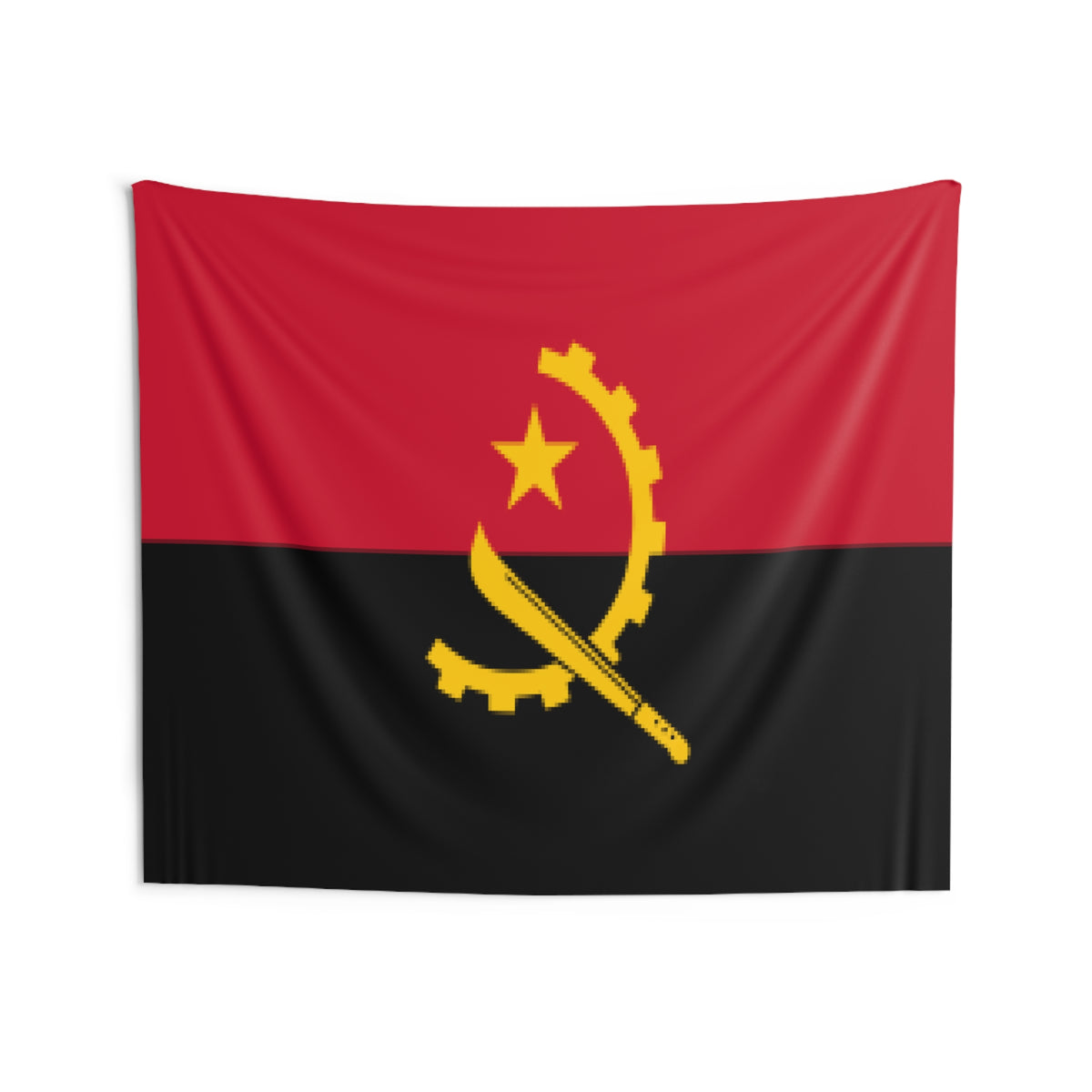 Angola Country Flag Wall Hanging Tapestry-Express Your Love Gifts