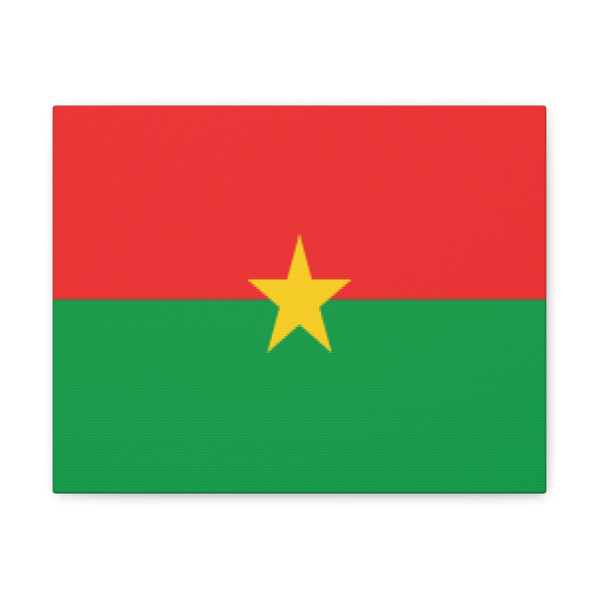 Burkina Faso Country Flag Canvas Vibrant Wall Art Unframed Home Decor-Express Your Love Gifts