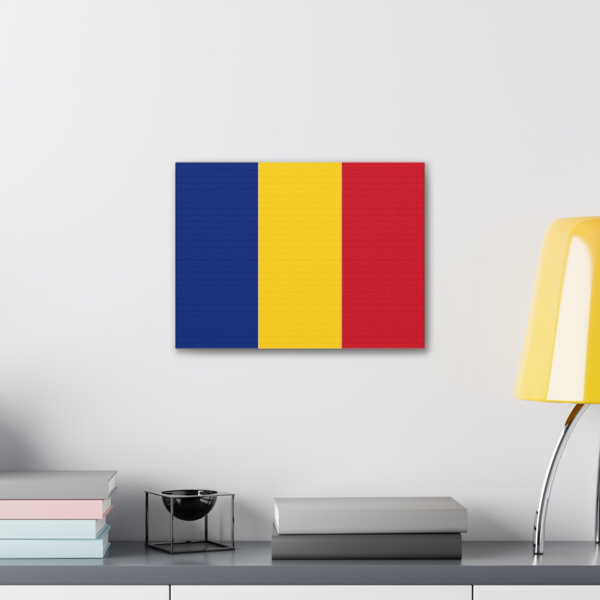 Romania Country Flag Canvas Vibrant Wall Art Unframed Home Decor-Express Your Love Gifts