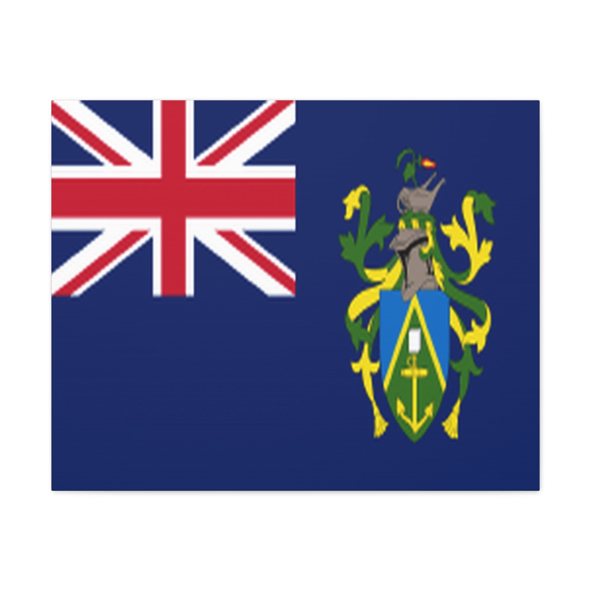 Pitcairn Island Country Flag Canvas Vibrant Wall Art Unframed Home Decor-Express Your Love Gifts