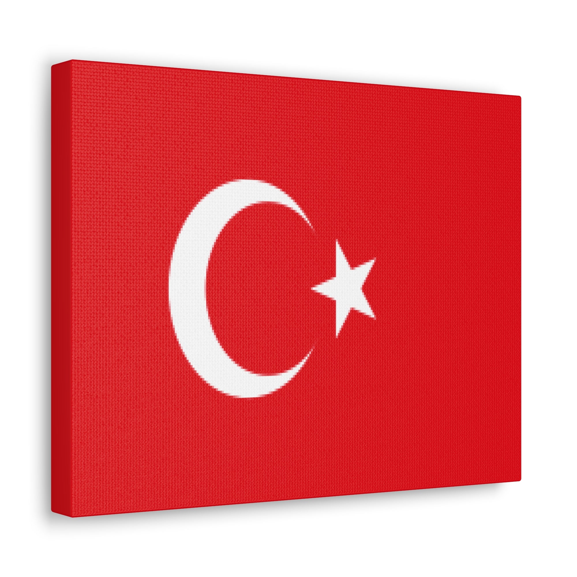 Turkey Country Flag Canvas Vibrant Wall Art Unframed Home Decor-Express Your Love Gifts