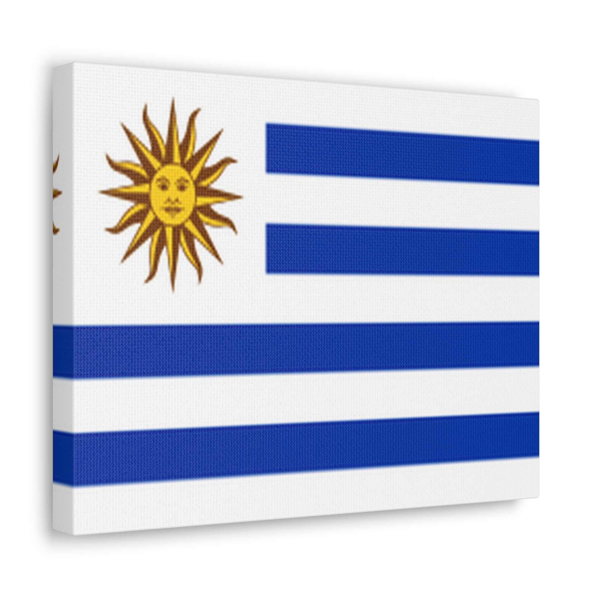 Uruguay Country Flag Canvas Vibrant Wall Art Unframed Home Decor-Express Your Love Gifts