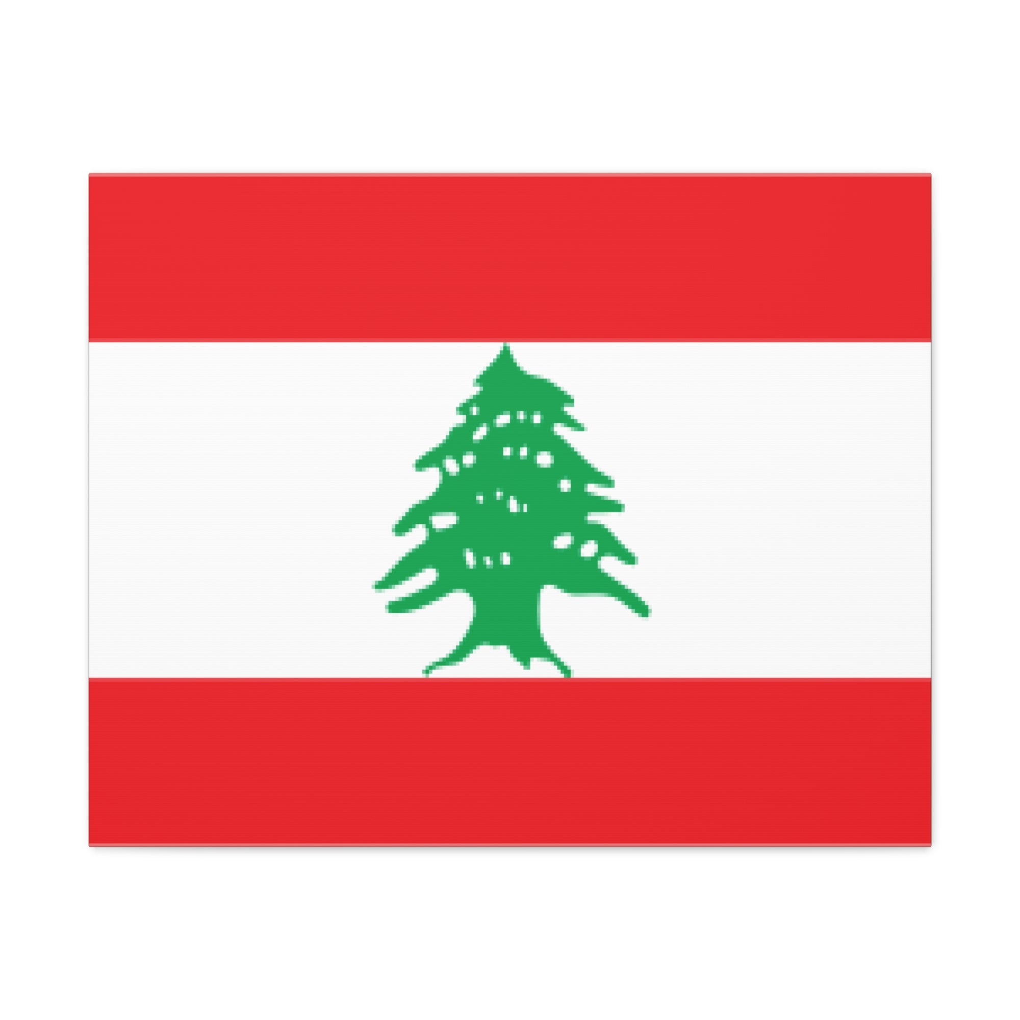 Lebanon Country Flag Canvas Vibrant Wall Art Unframed Home Decor-Express Your Love Gifts