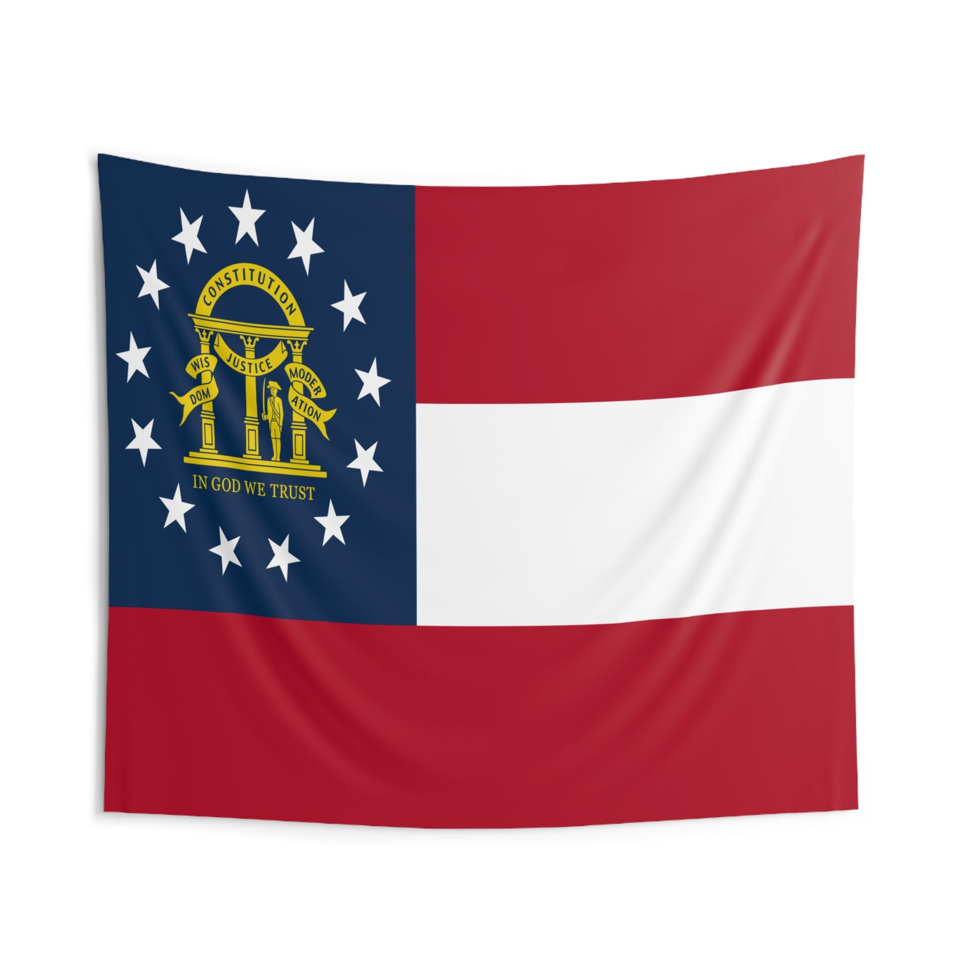 Georgia State Flag Wall Hanging Tapestry-Express Your Love Gifts