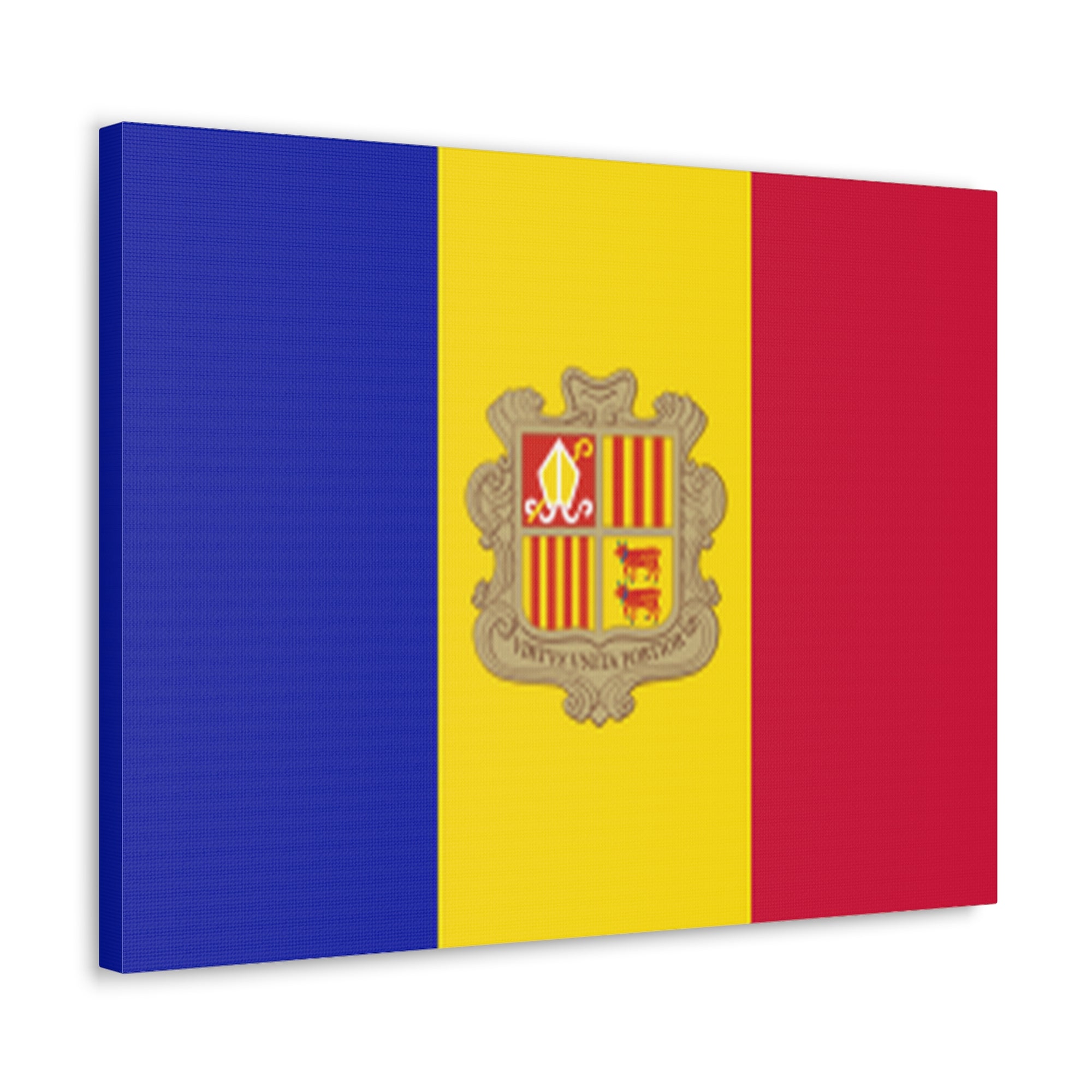 Andorra Country Flag Canvas Vibrant Wall Art Unframed Home Decor-Express Your Love Gifts