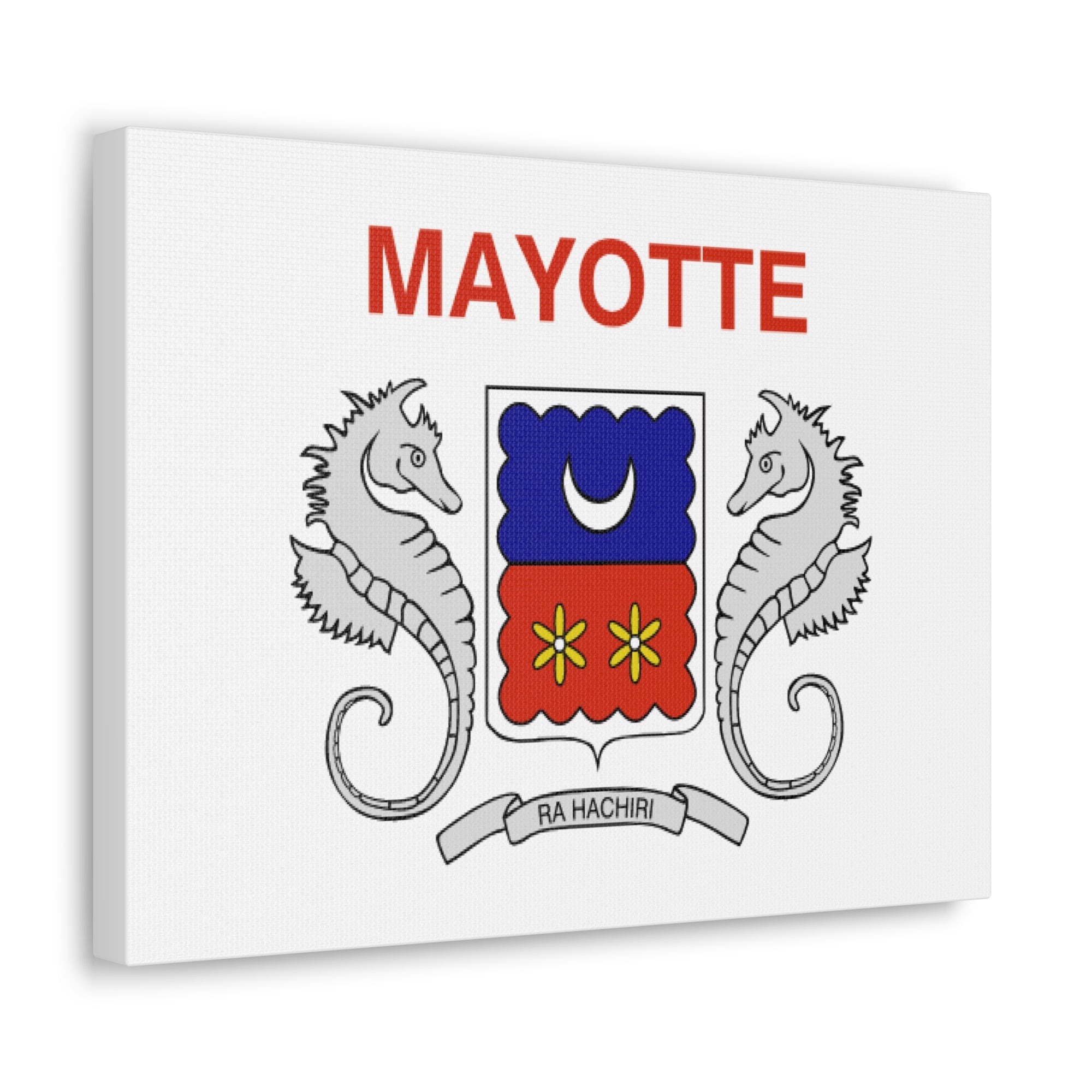 Mayotte Country Flag Canvas Vibrant Wall Art Unframed Home Decor-Express Your Love Gifts