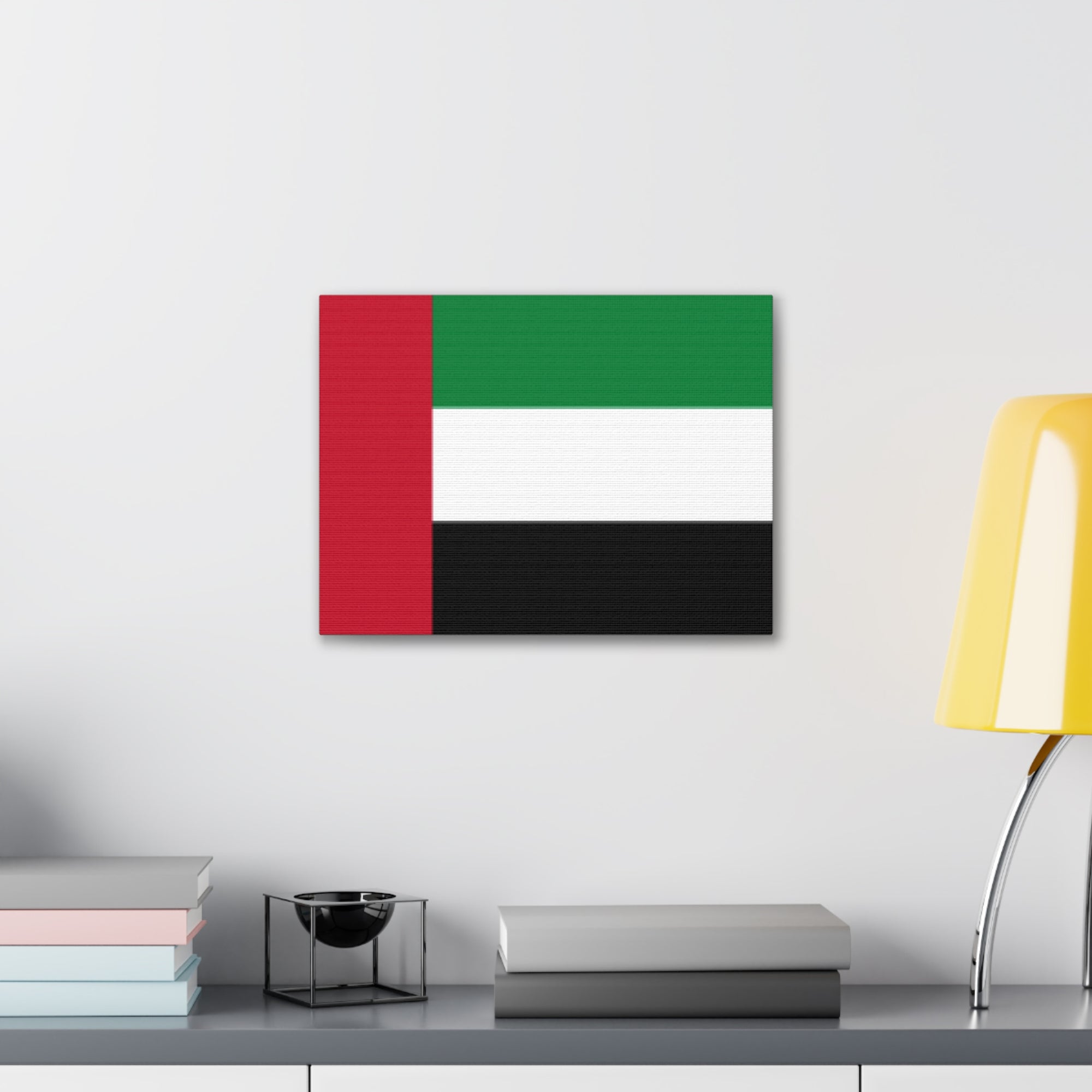 United Arab Emirates Country Flag Canvas Vibrant Wall Art Unframed Home Decor-Express Your Love Gifts