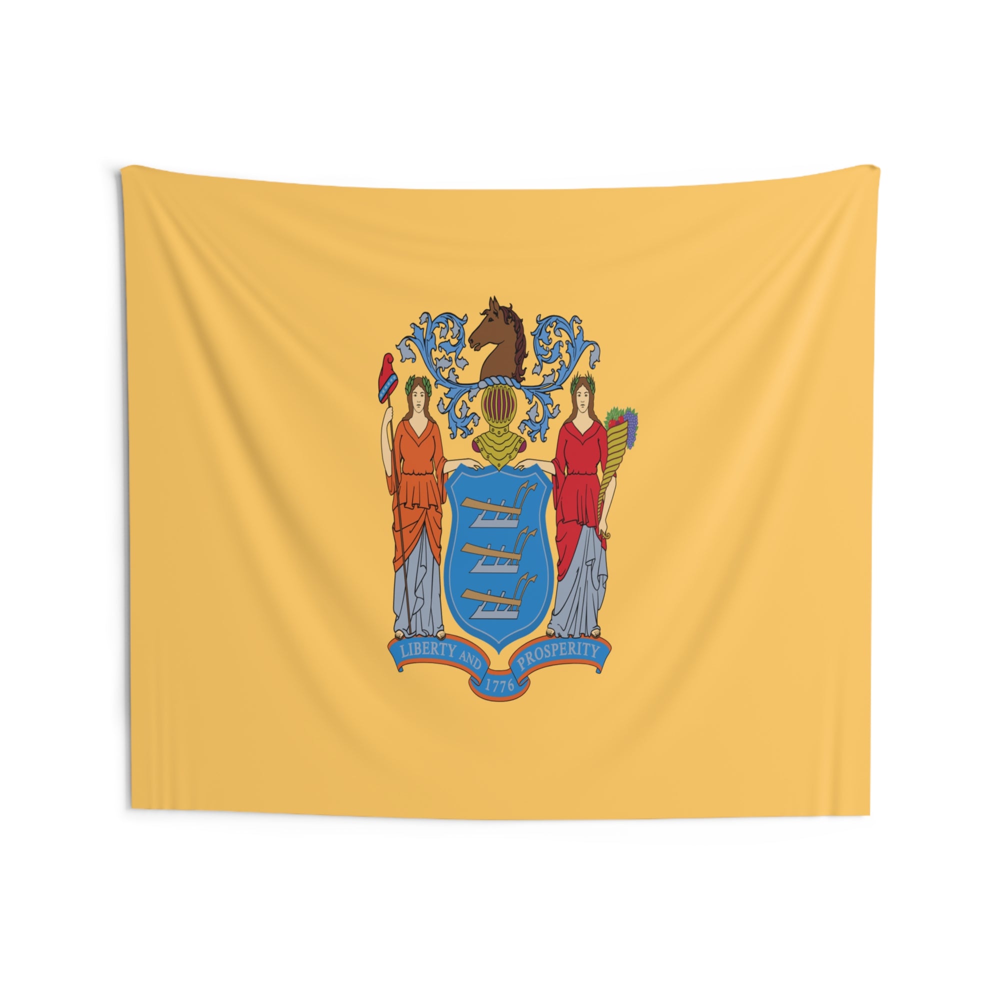 New Jersey State Flag Wall Hanging Tapestry-Express Your Love Gifts
