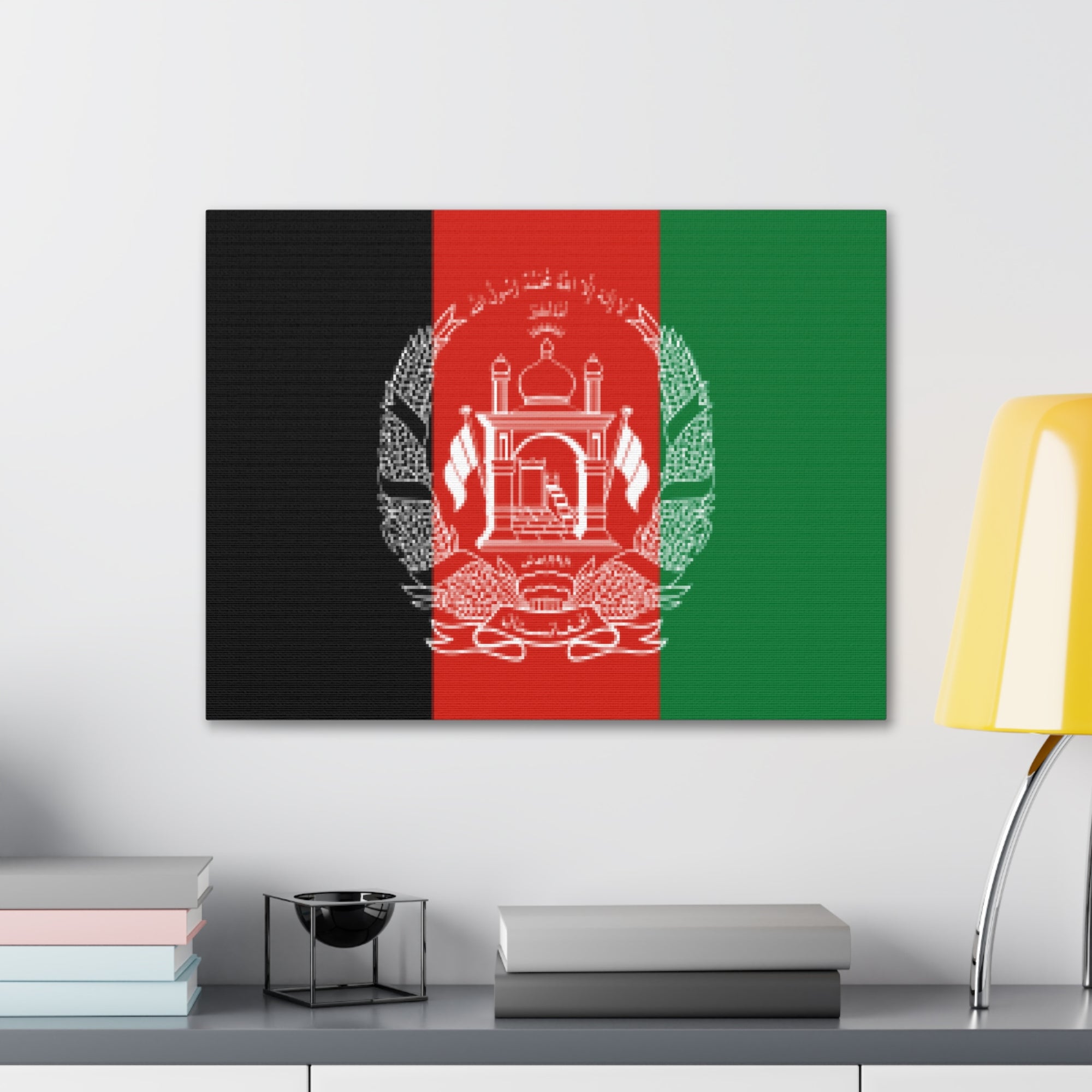 Afghanistan Country Flag Canvas Vibrant Wall Art Unframed Home Decor-Express Your Love Gifts