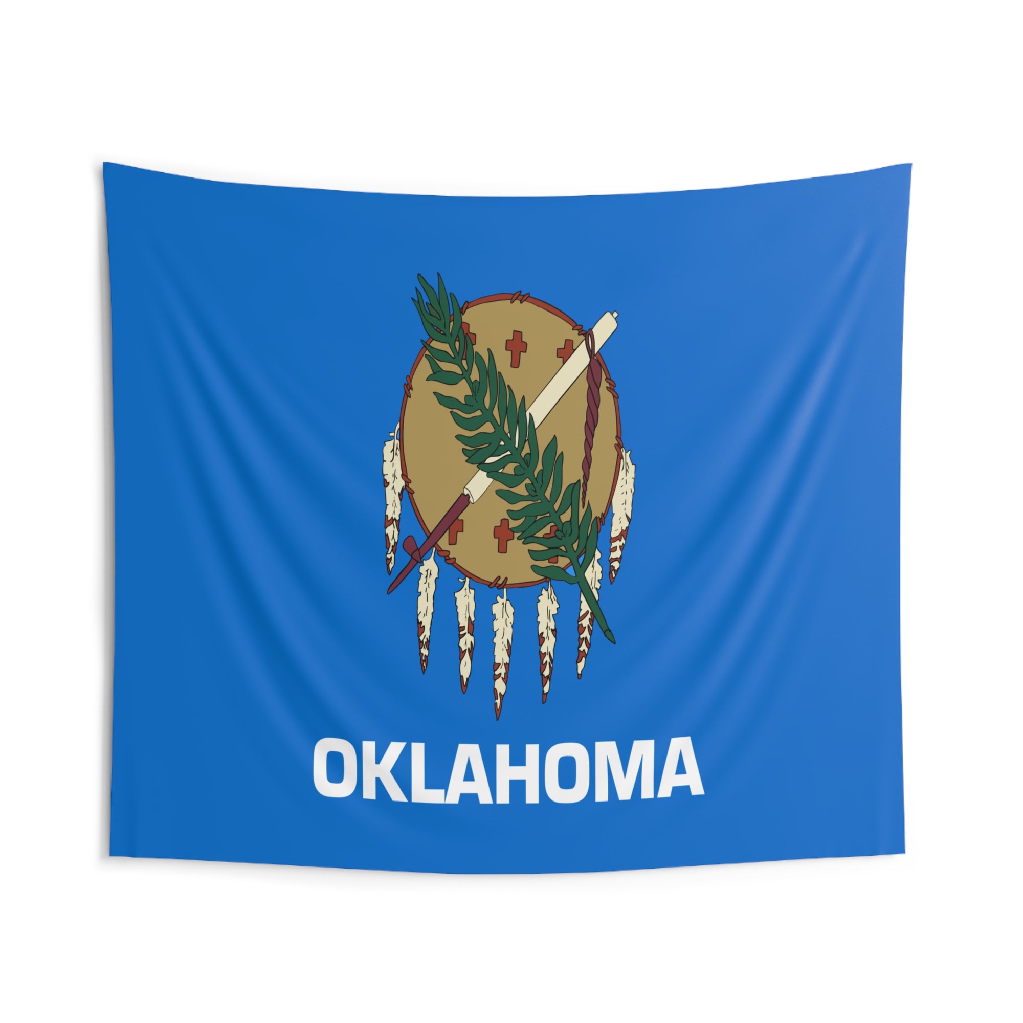 Oklahoma State Flag Wall Hanging Tapestry-Express Your Love Gifts