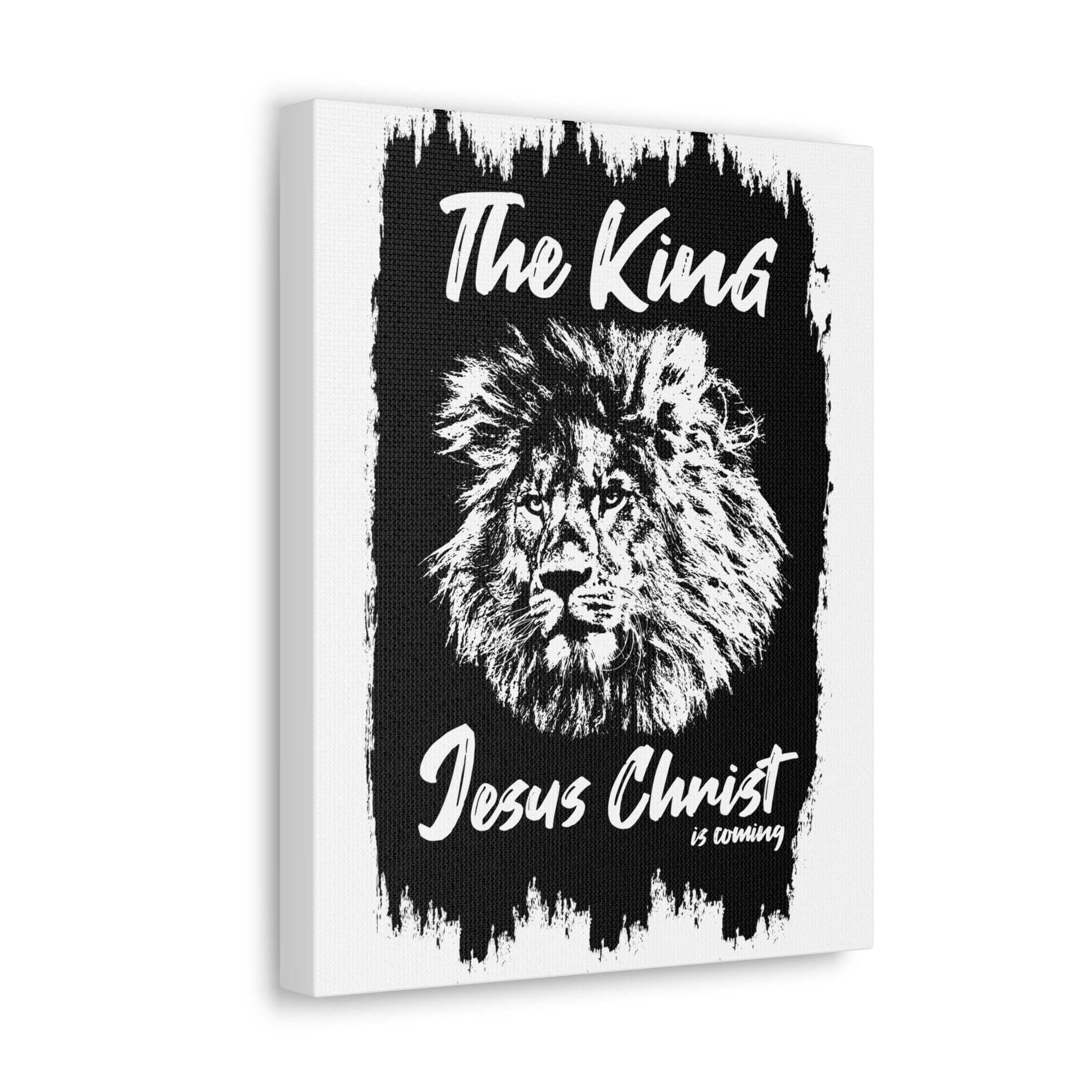 Scripture Walls King Jesus is Coming Bible Verse Canvas Christian Wall Art Ready to Hang Unframed-Express Your Love Gifts