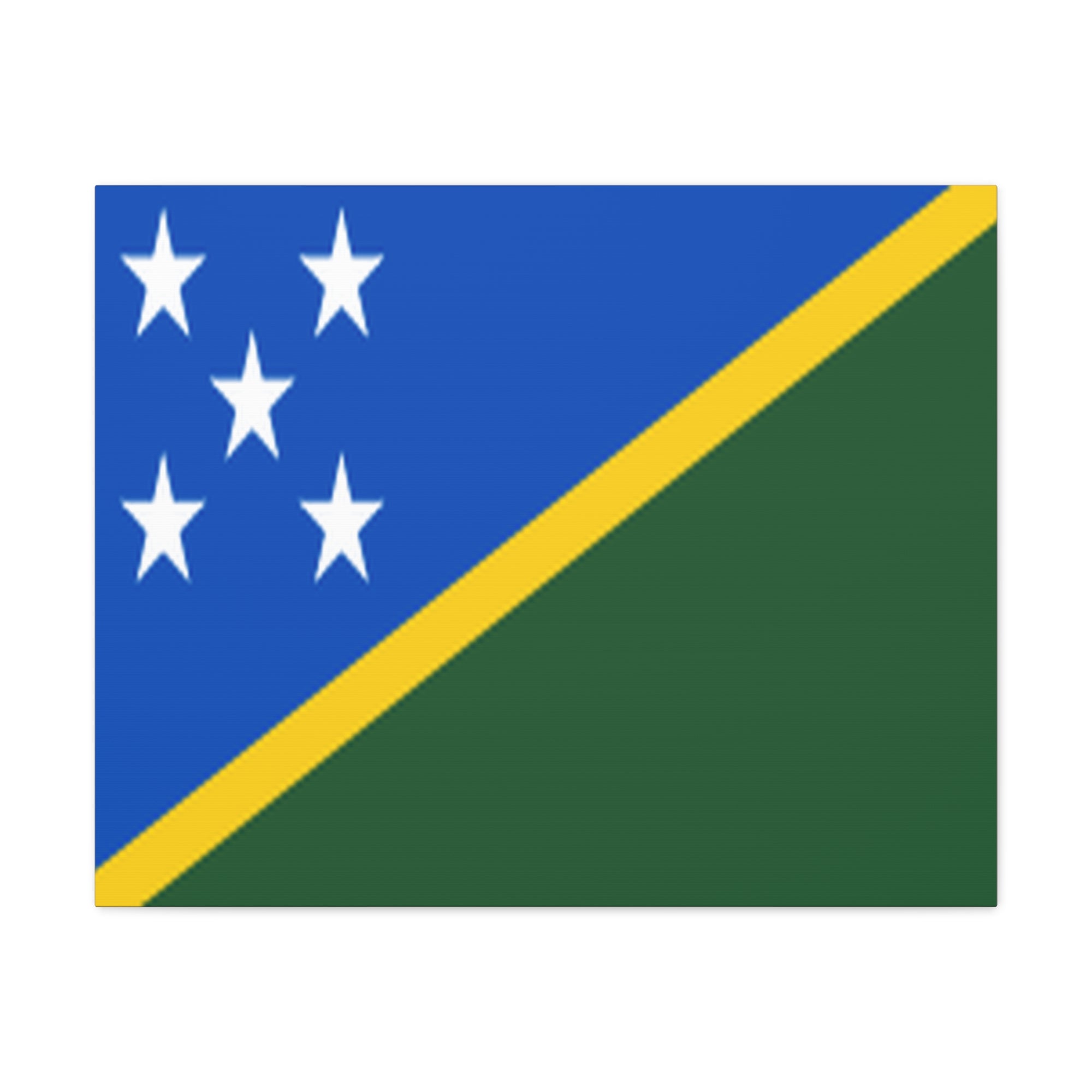 Solomon Islands Country Flag Canvas Vibrant Wall Art Unframed Home Decor-Express Your Love Gifts