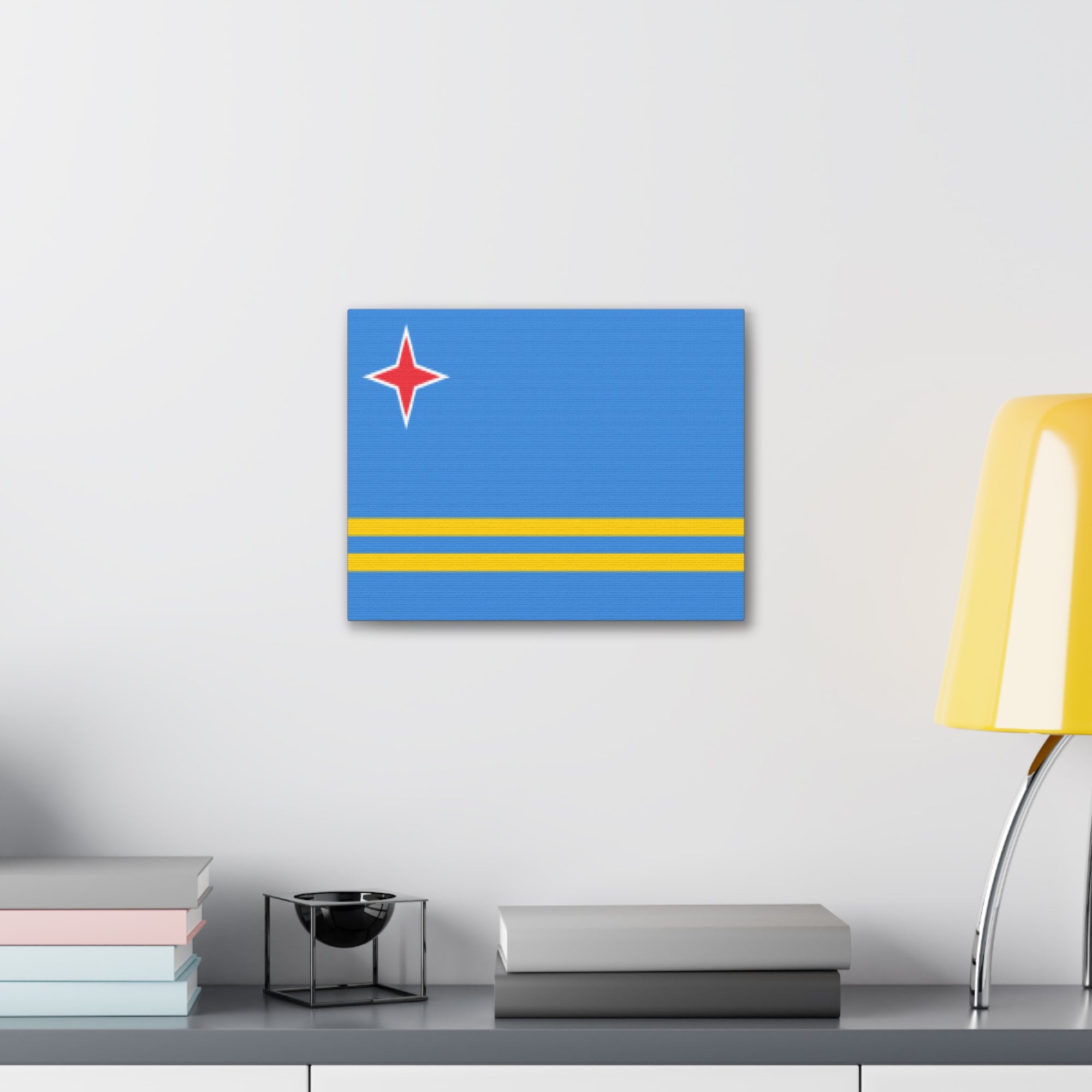 Aruba Country Flag Canvas Vibrant Wall Art Unframed Home Decor-Express Your Love Gifts