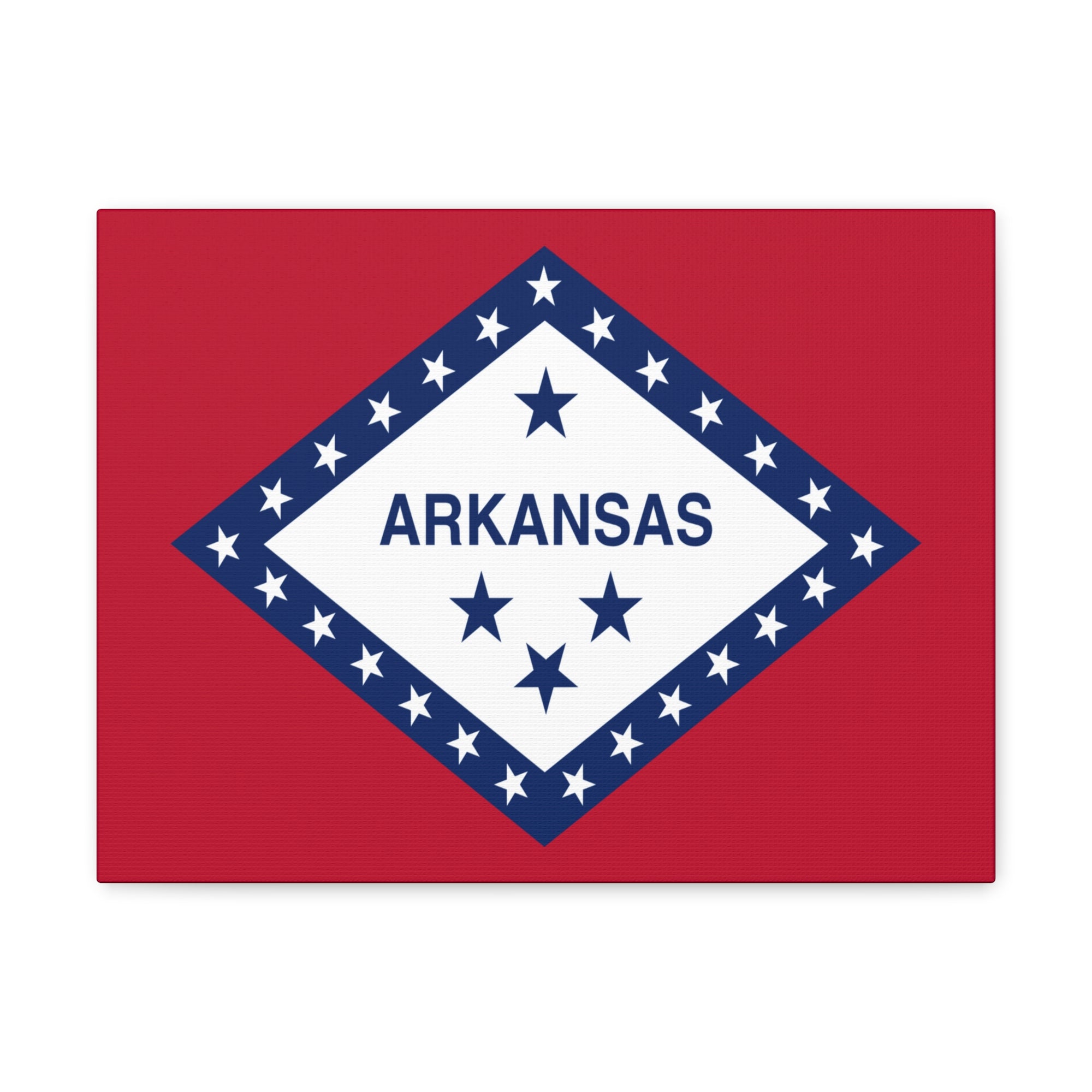 Arkansas State Flag Canvas Vibrant Wall Art Unframed Home Decor-Express Your Love Gifts