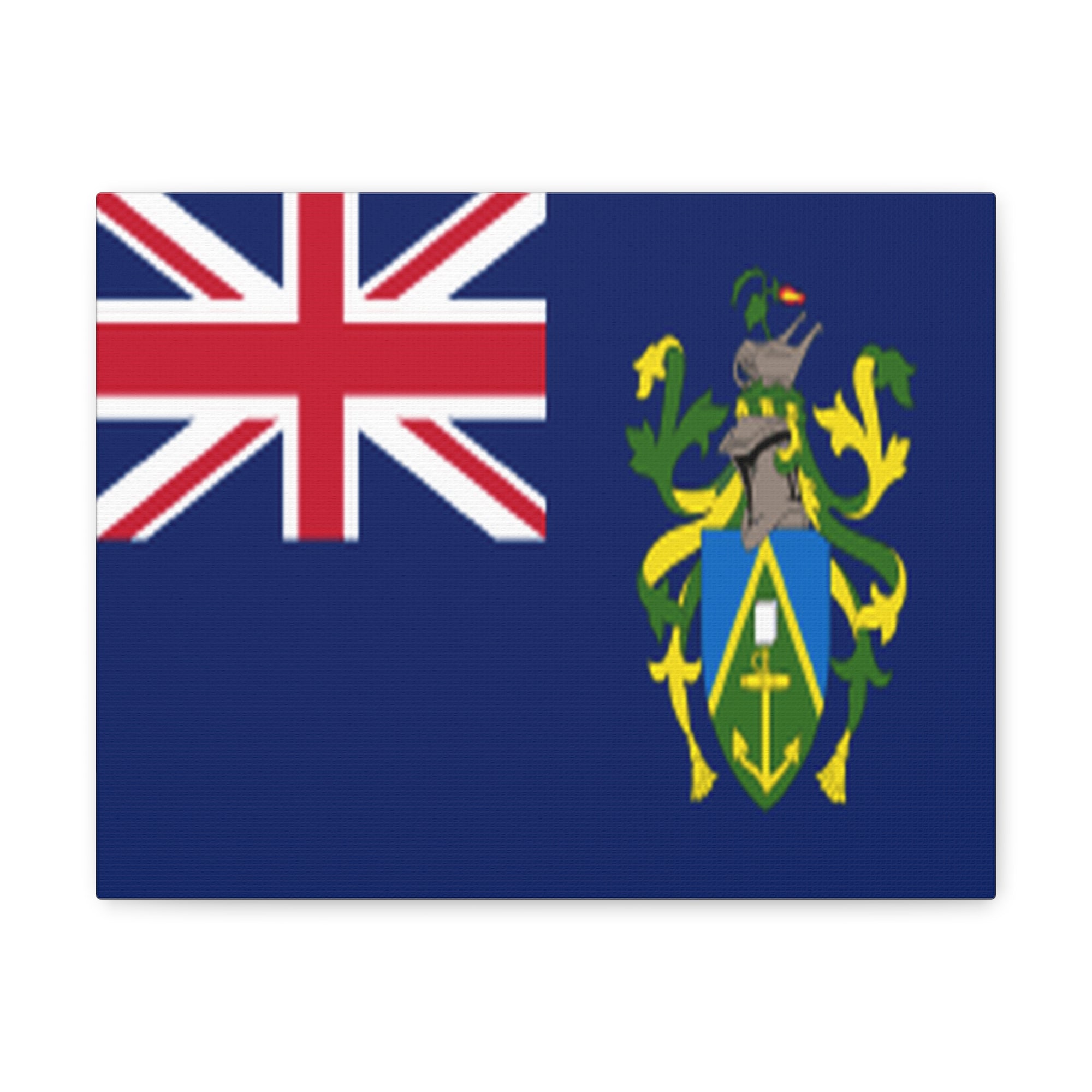 Pitcairn Island Country Flag Canvas Vibrant Wall Art Unframed Home Decor-Express Your Love Gifts