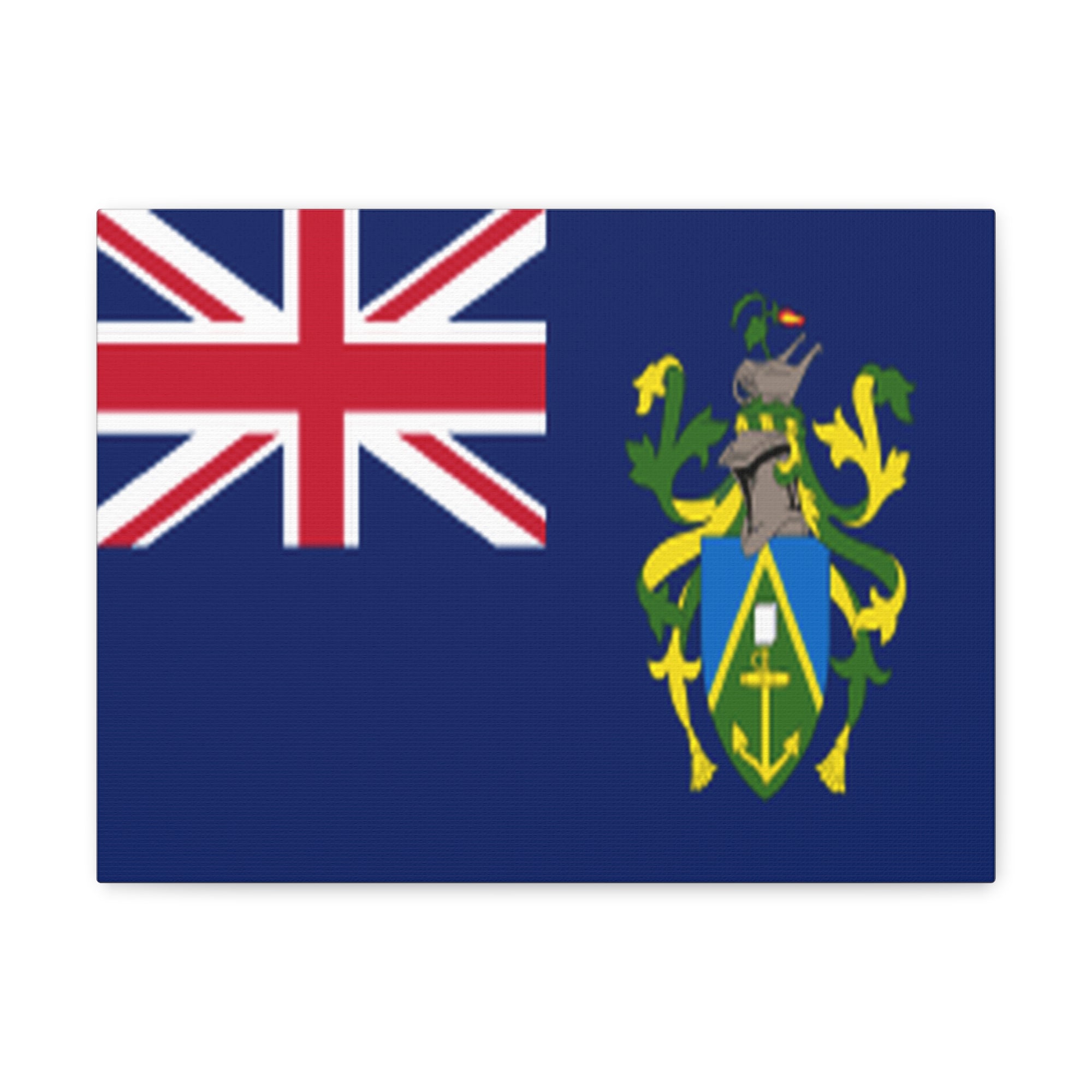 Pitcairn Island Country Flag Canvas Vibrant Wall Art Unframed Home Decor-Express Your Love Gifts