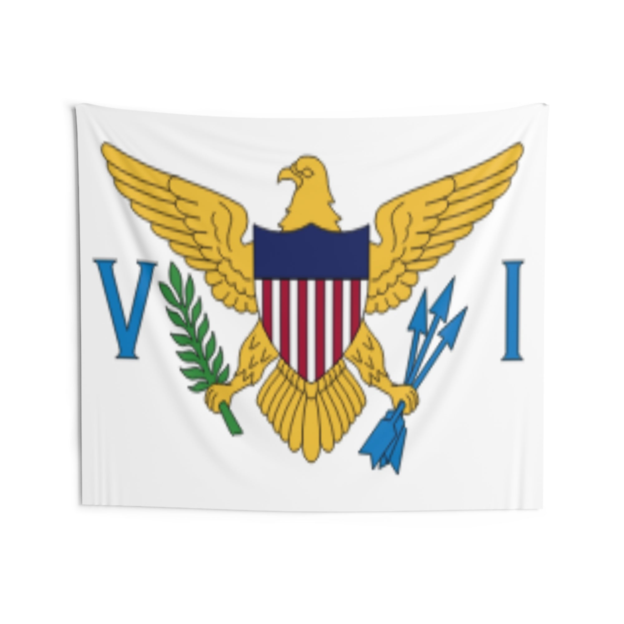 United States Virgin Islands Country Flag Wall Hanging Tapestry-Express Your Love Gifts