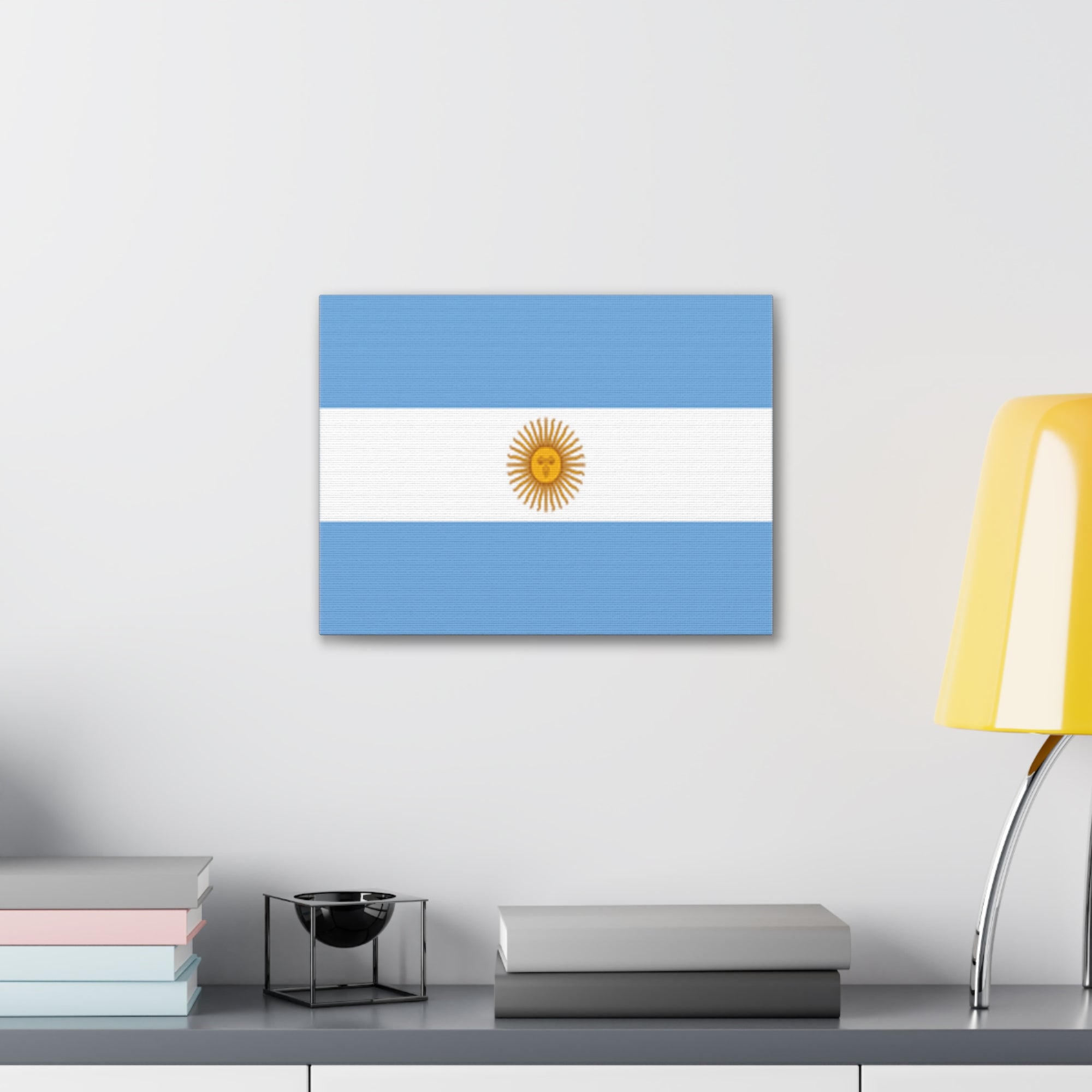 Argentina Country Flag Canvas Vibrant Wall Art Unframed Home Decor-Express Your Love Gifts