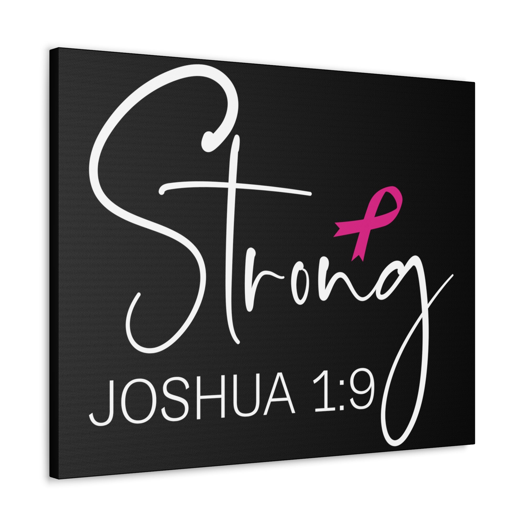 Scripture Walls Joshua 1:9 Strong Bible Verse Canvas Christian Wall Art Ready to Hang Unframed-Express Your Love Gifts