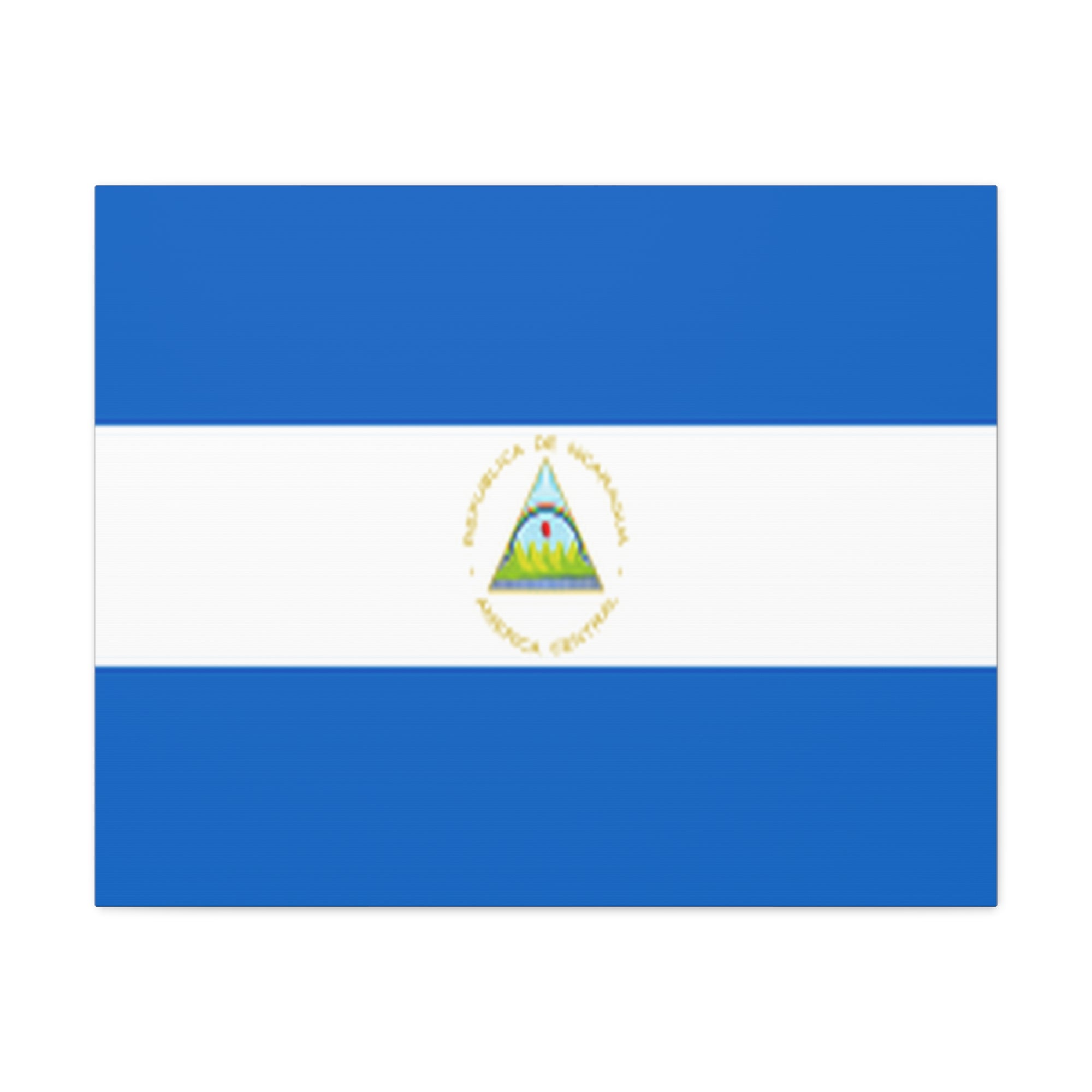 Nicaragua Country Flag Canvas Vibrant Wall Art Unframed Home Decor-Express Your Love Gifts