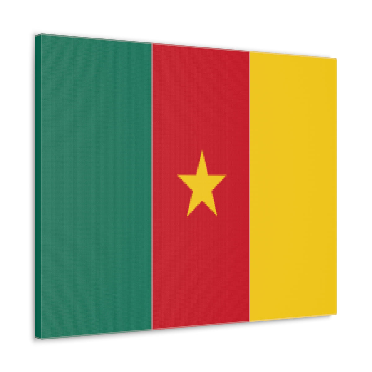 Cameroon Country Flag Canvas Vibrant Wall Art Unframed Home Decor-Express Your Love Gifts