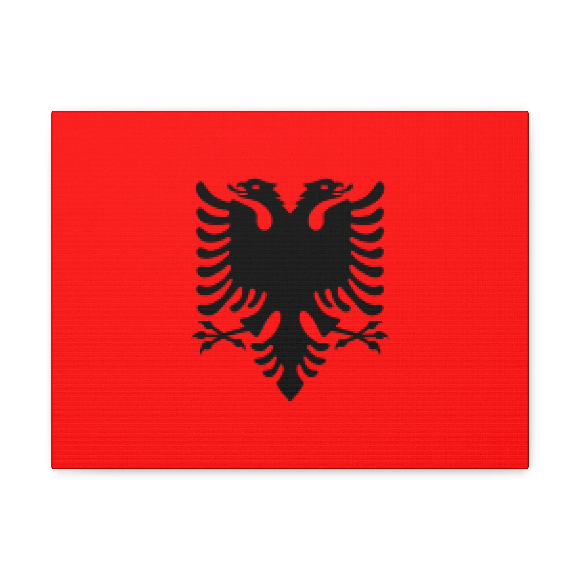 Albania Country Flag Canvas Vibrant Wall Art Unframed Home Decor-Express Your Love Gifts